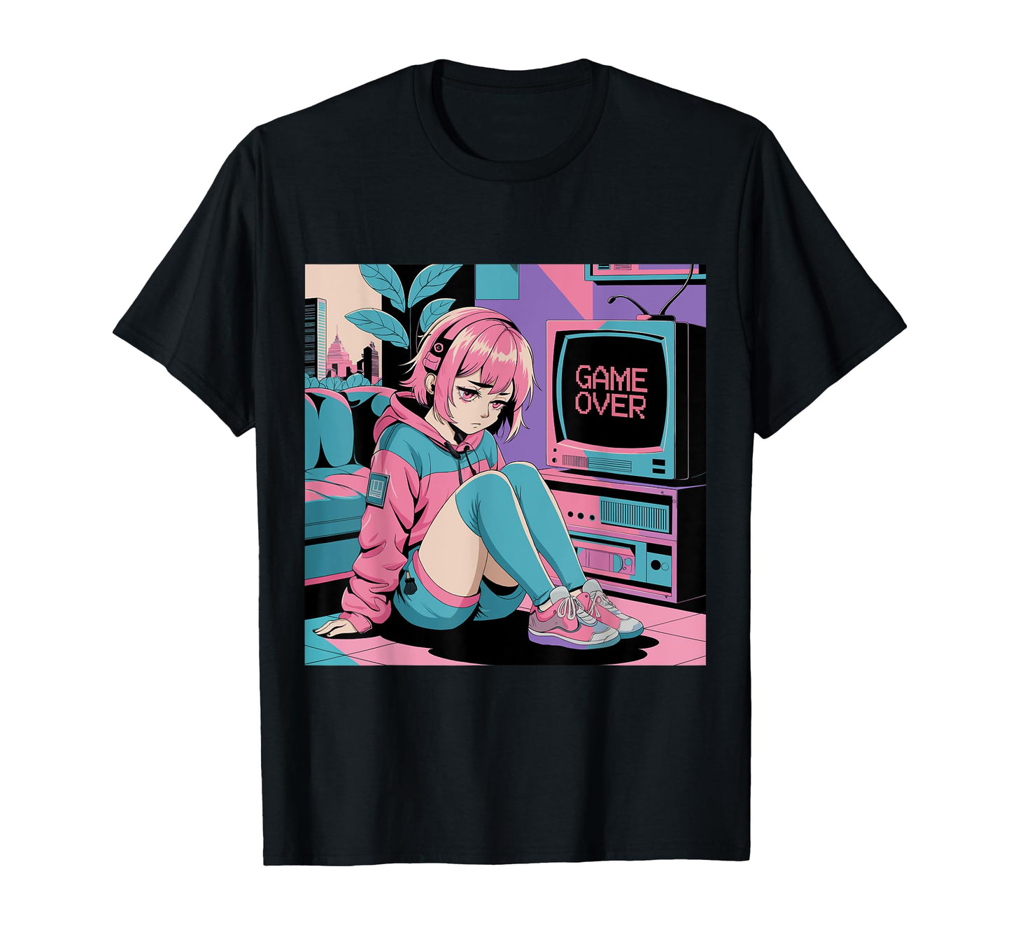 Japanese Anime Romance Cozy Aesthetic T-Shirt - Novelty Apparel Unisex - T-Shirt, Sweatshirt, Hoodie