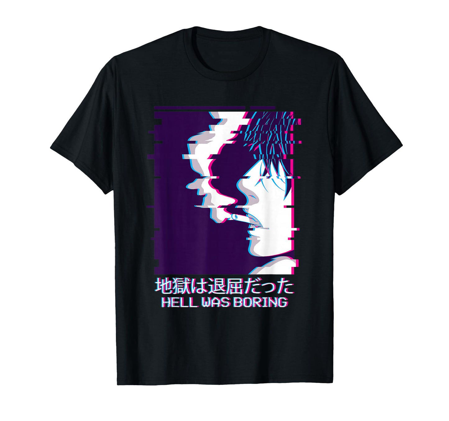 Hell Was Boring Vaporwave Aesthetic T-Shirt - Aesthetic Graphic Unisex - T-Shirt, Sweatshirt, Hoodie