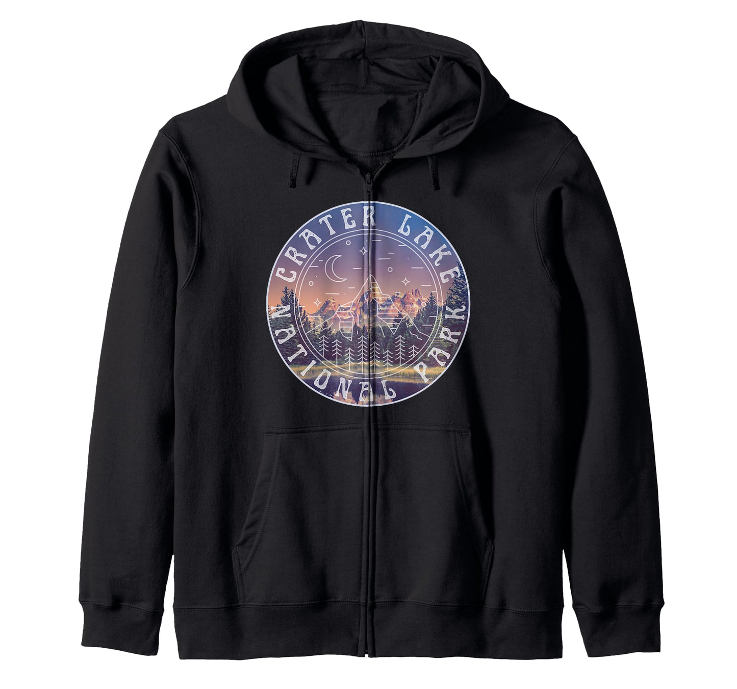 Crater Lake National Park Sweatshirt - Fun Novelty Design for Adults - T-Shirt, Sweatshirt, Hoodie