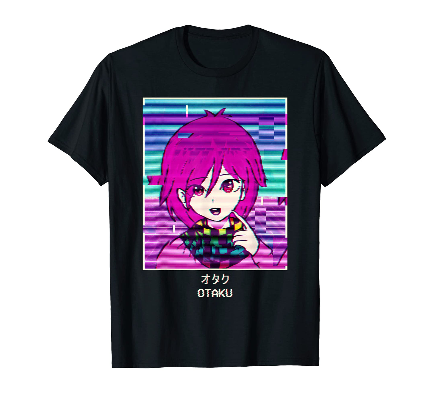 Otaku Anime Japanese Vaporwave Aesthetic T-Shirt - Graphic Print Men Women - T-Shirt, Sweatshirt, Hoodie
