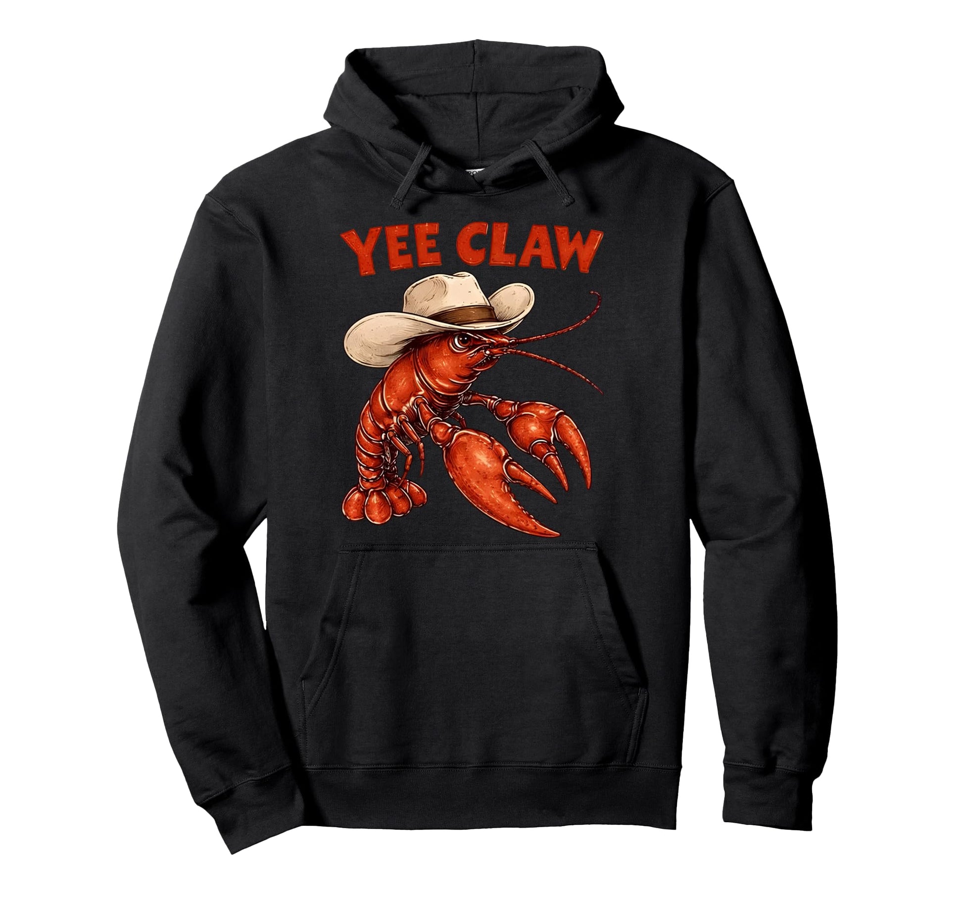 Yee Claw Funny Crawfish Boil Cajun Hoodie - Casual Everyday Wear Men Women - T-Shirt, Sweatshirt, Hoodie