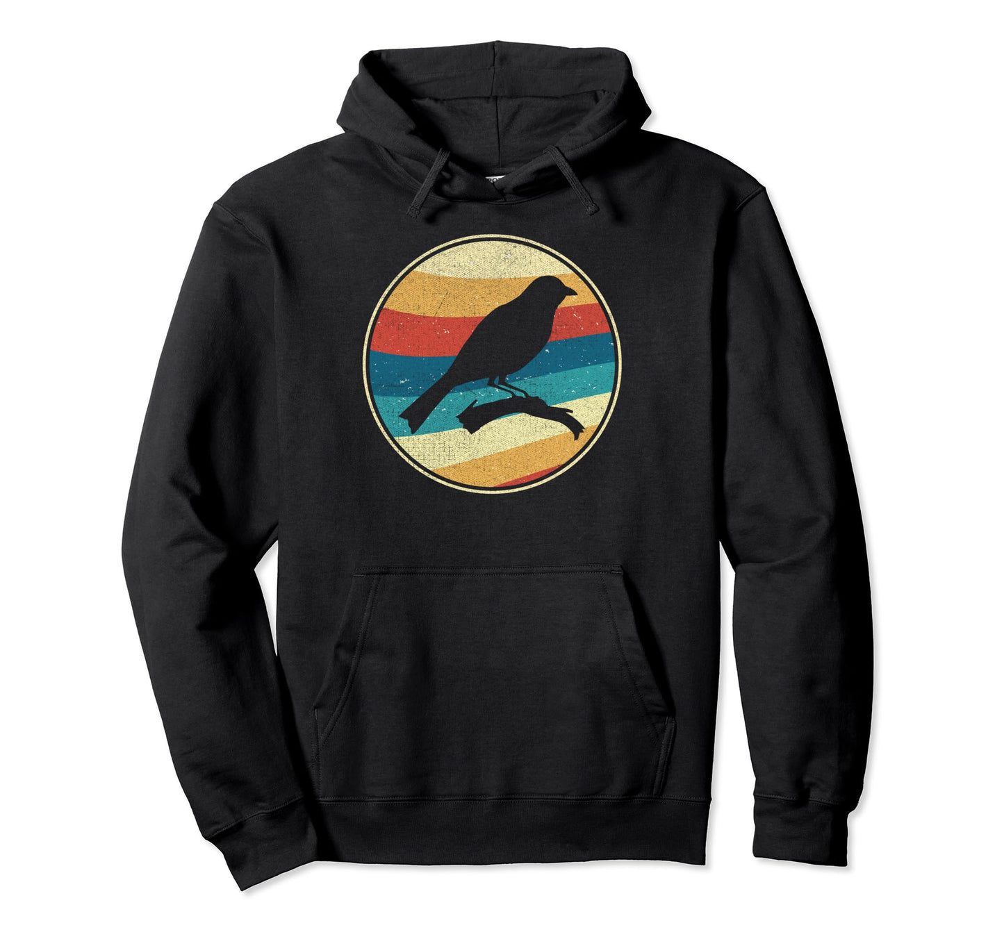 Western Tanager 80S 90S Distressed Hoodie - Custom Art Print Men Women - T-Shirt, Sweatshirt, Hoodie