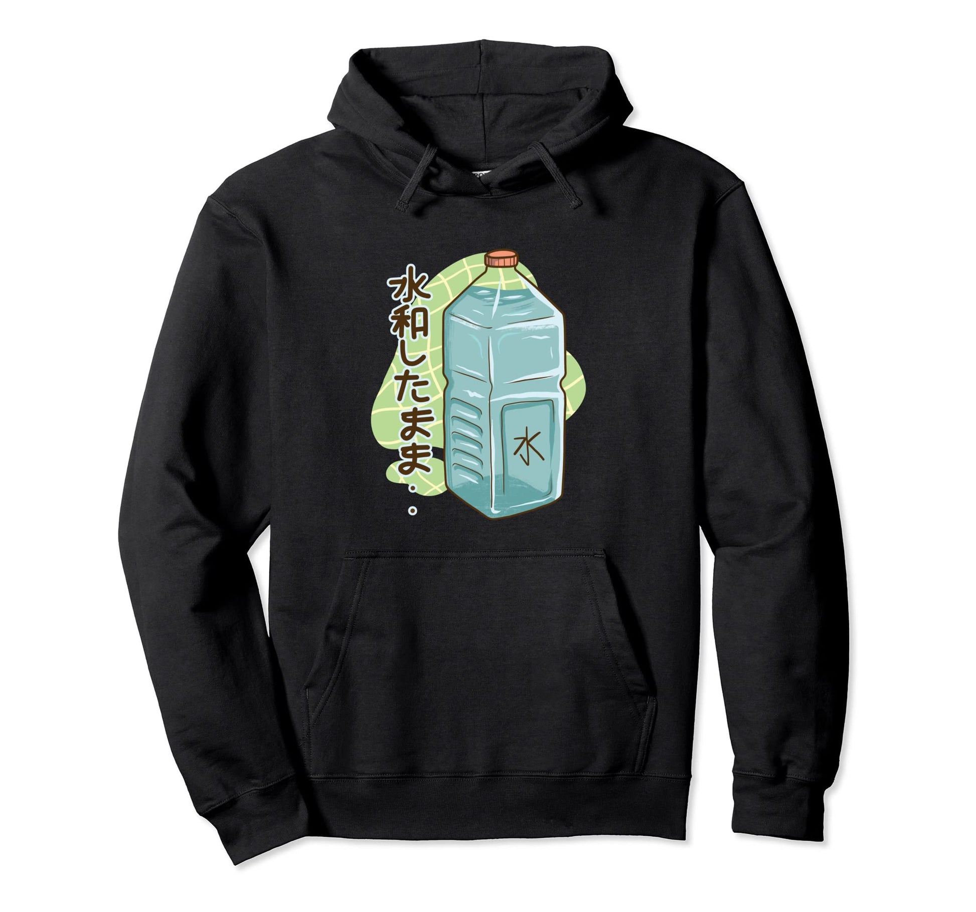 Japanese Harajuku Water Bottle Vaporwave Hoodie - Custom Art Print Unisex - T-Shirt, Sweatshirt, Hoodie