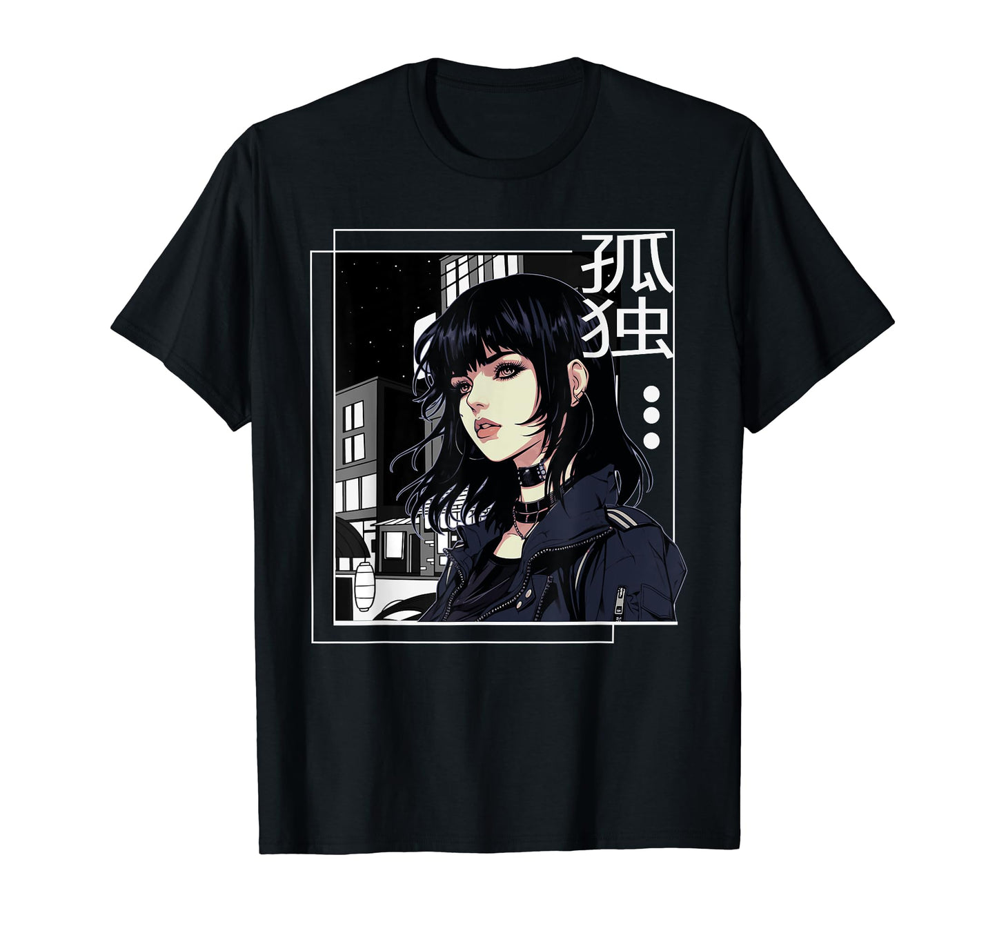 Emo Gothic 90S Anime Pop Art T-Shirt - Fun Novelty Design for Adults - T-Shirt, Sweatshirt, Hoodie