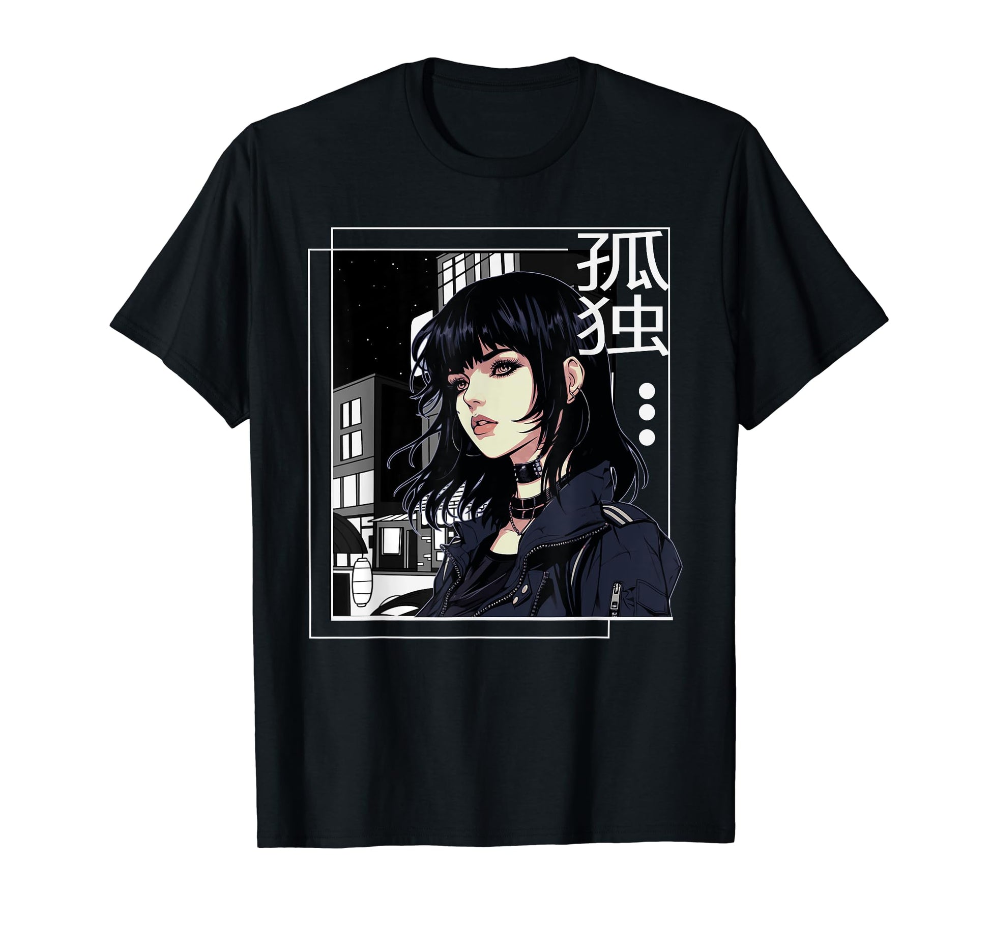Emo Gothic 90S Anime Pop Art T-Shirt - Fun Novelty Design for Adults - T-Shirt, Sweatshirt, Hoodie