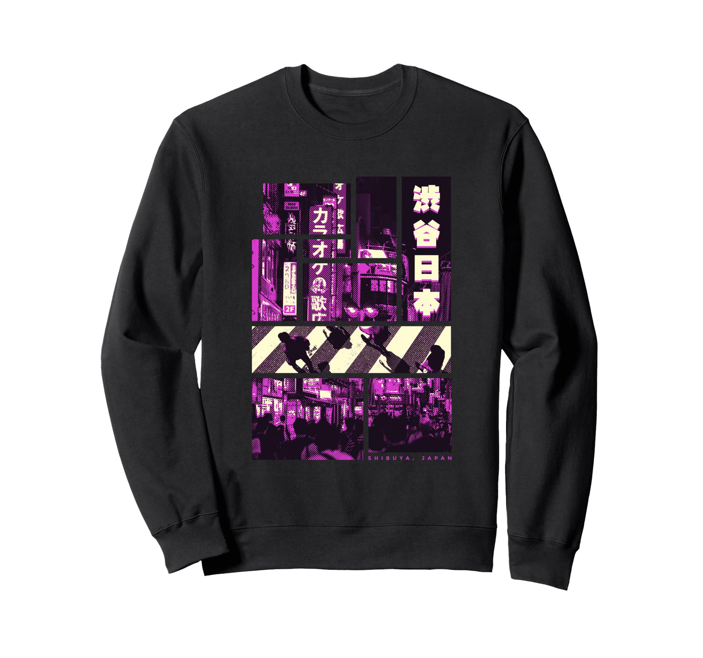 Aesthetic Vaporwave Japan 90S Tokyo Sweatshirt - Graphic Print Men Women - T-Shirt, Sweatshirt, Hoodie