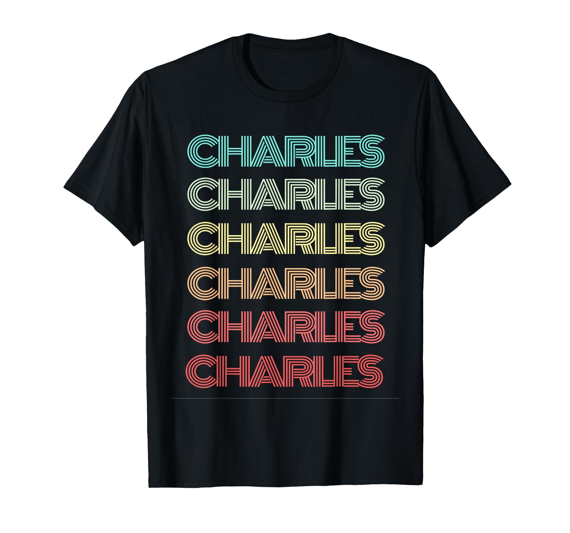 First Name Charles Personalized T-Shirt - Trendy Graphic Men Women - T-Shirt, Sweatshirt, Hoodie