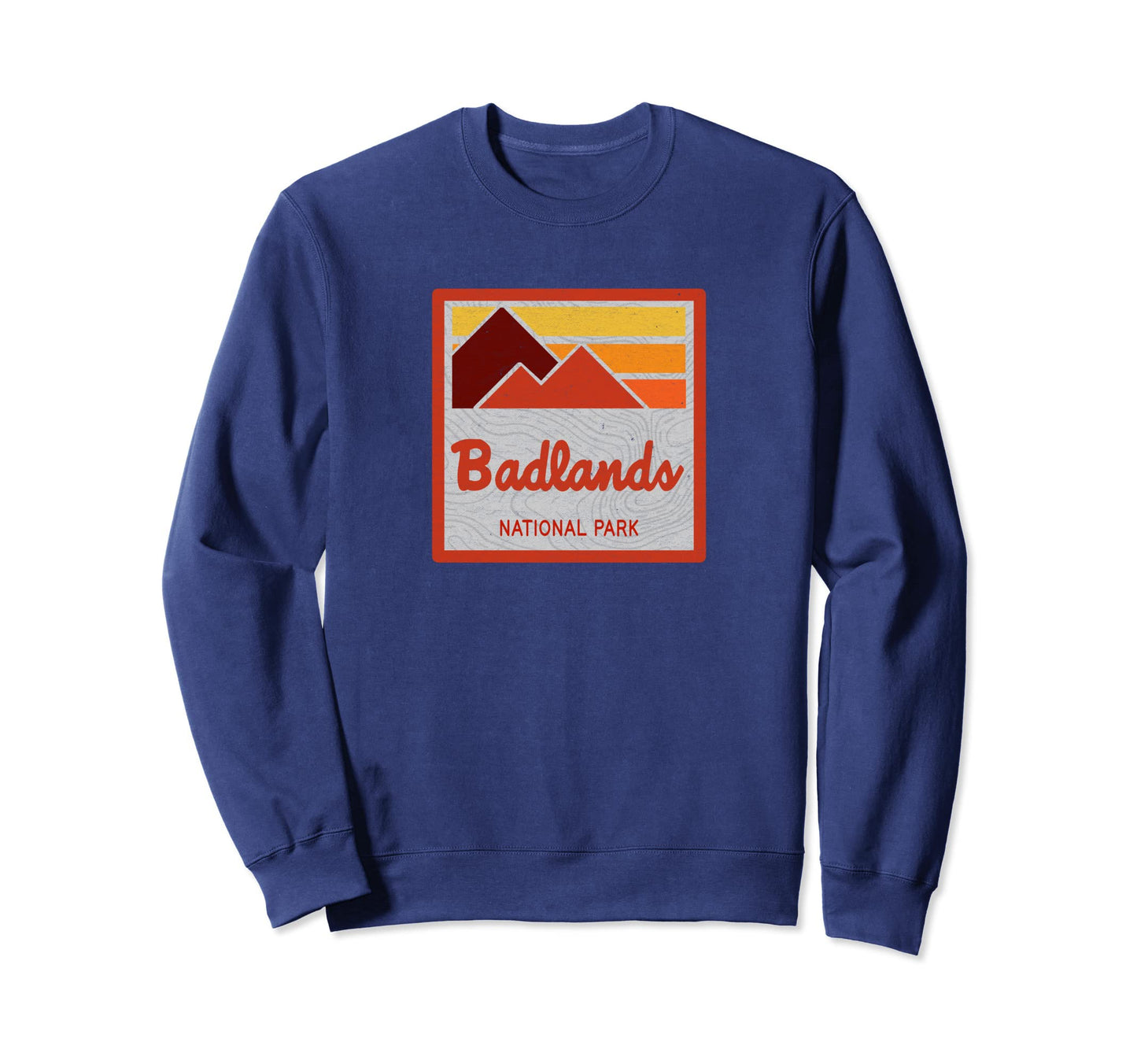 Badlands National Park Stripes Sweatshirt - Unique Graphic Men Women - T-Shirt, Sweatshirt, Hoodie