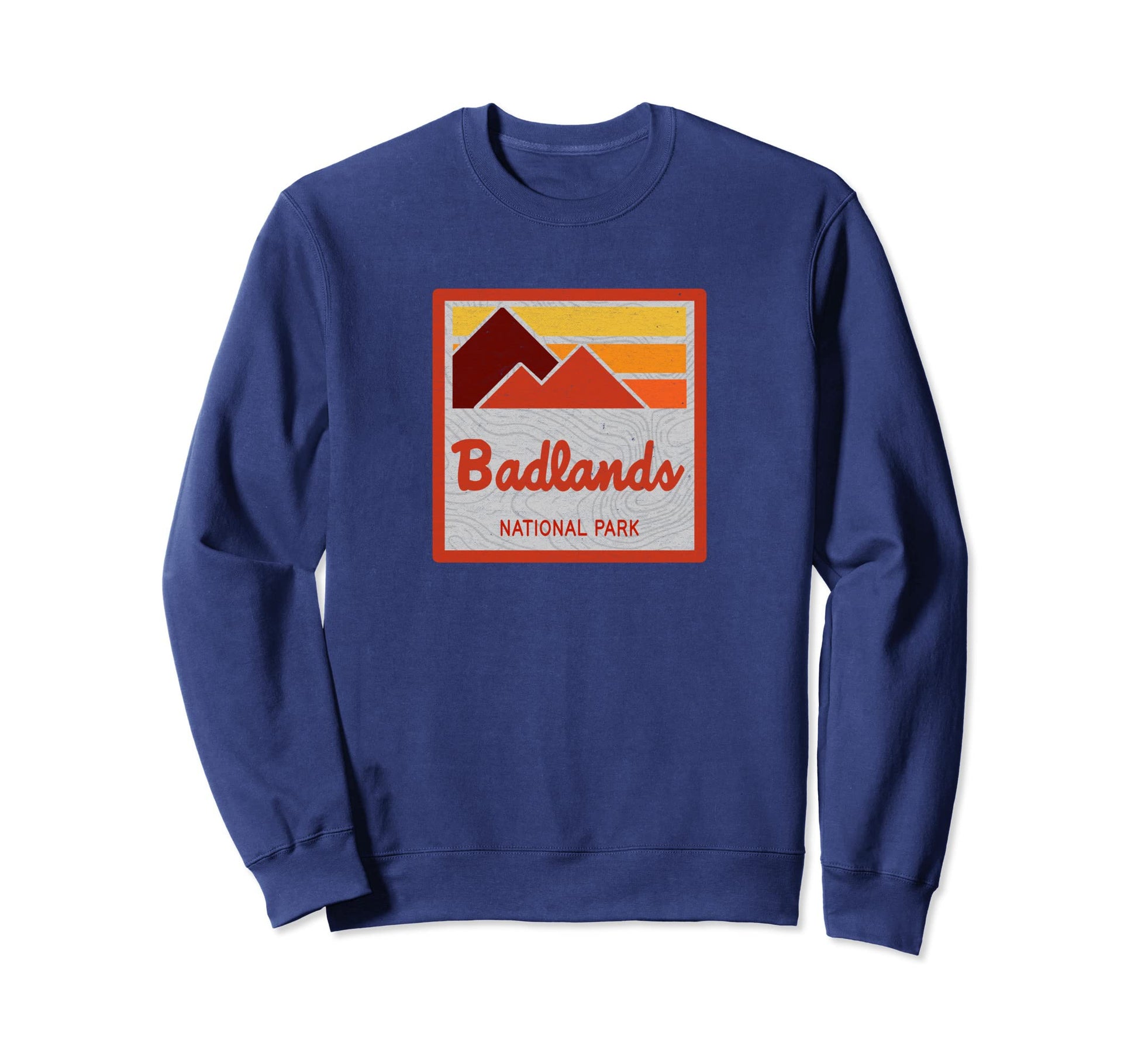Badlands National Park Stripes Sweatshirt - Unique Graphic Men Women - T-Shirt, Sweatshirt, Hoodie
