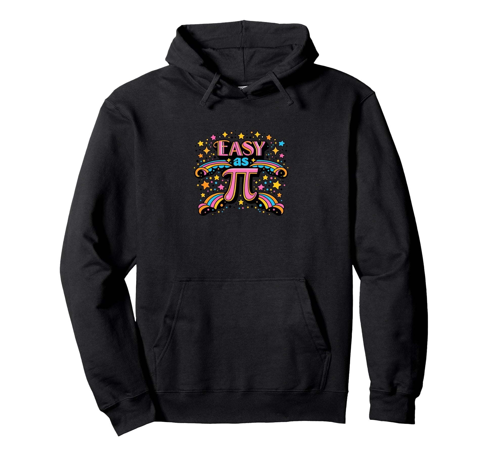 Easy As Pi Rainbow Math Hoodie - Streetwear Style Unisex - T-Shirt, Sweatshirt, Hoodie