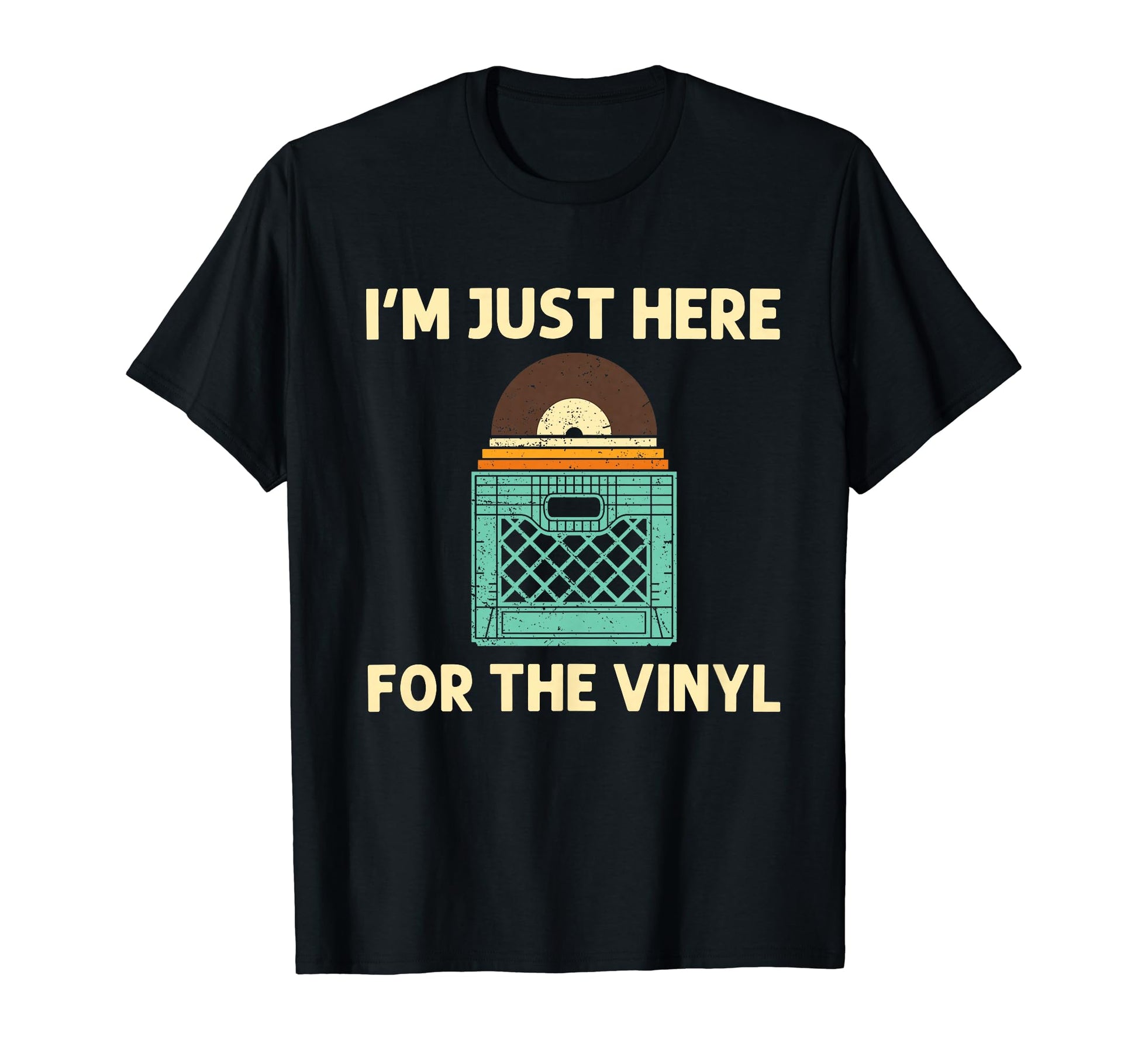 Vinyl Dj Vinyl Record Lovers Music T-Shirt - Fun Novelty Design for Adults - T-Shirt, Sweatshirt, Hoodie