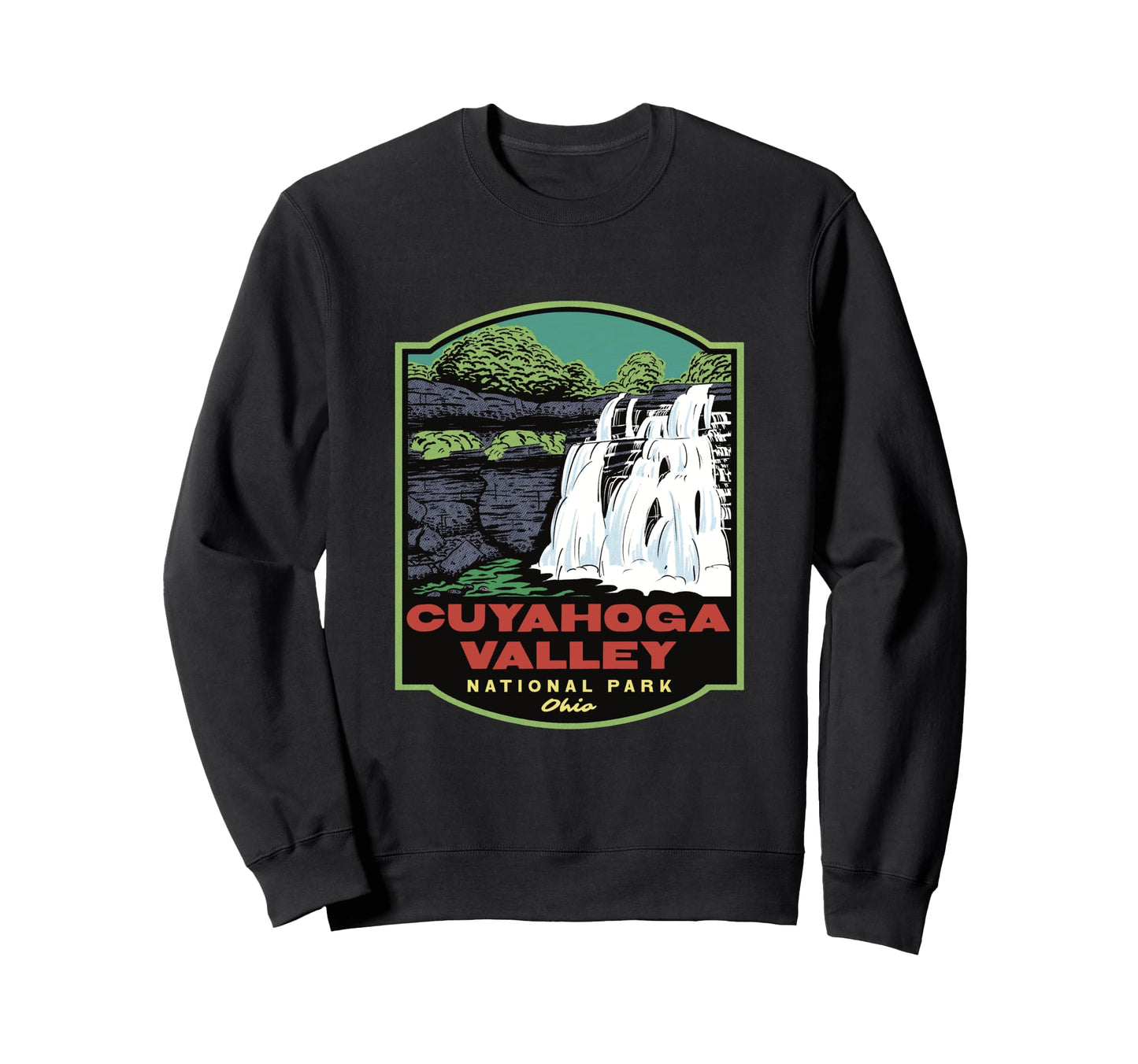 Cuyahoga Valley National Park Ohio Sweatshirt - Custom Art Print for Adults - T-Shirt, Sweatshirt, Hoodie
