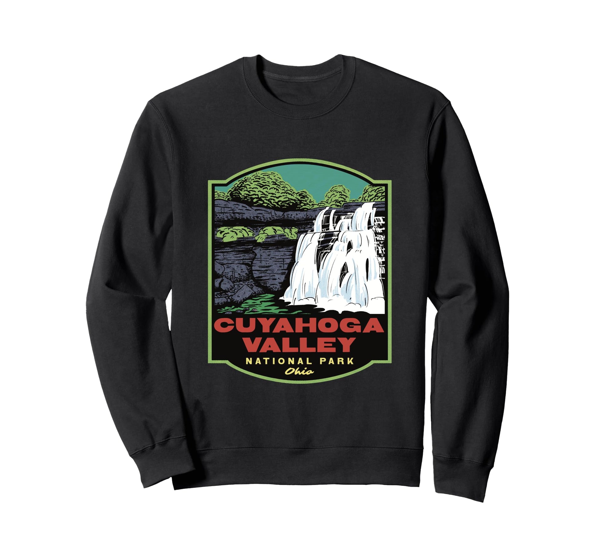 Cuyahoga Valley National Park Ohio Sweatshirt - Custom Art Print for Adults - T-Shirt, Sweatshirt, Hoodie