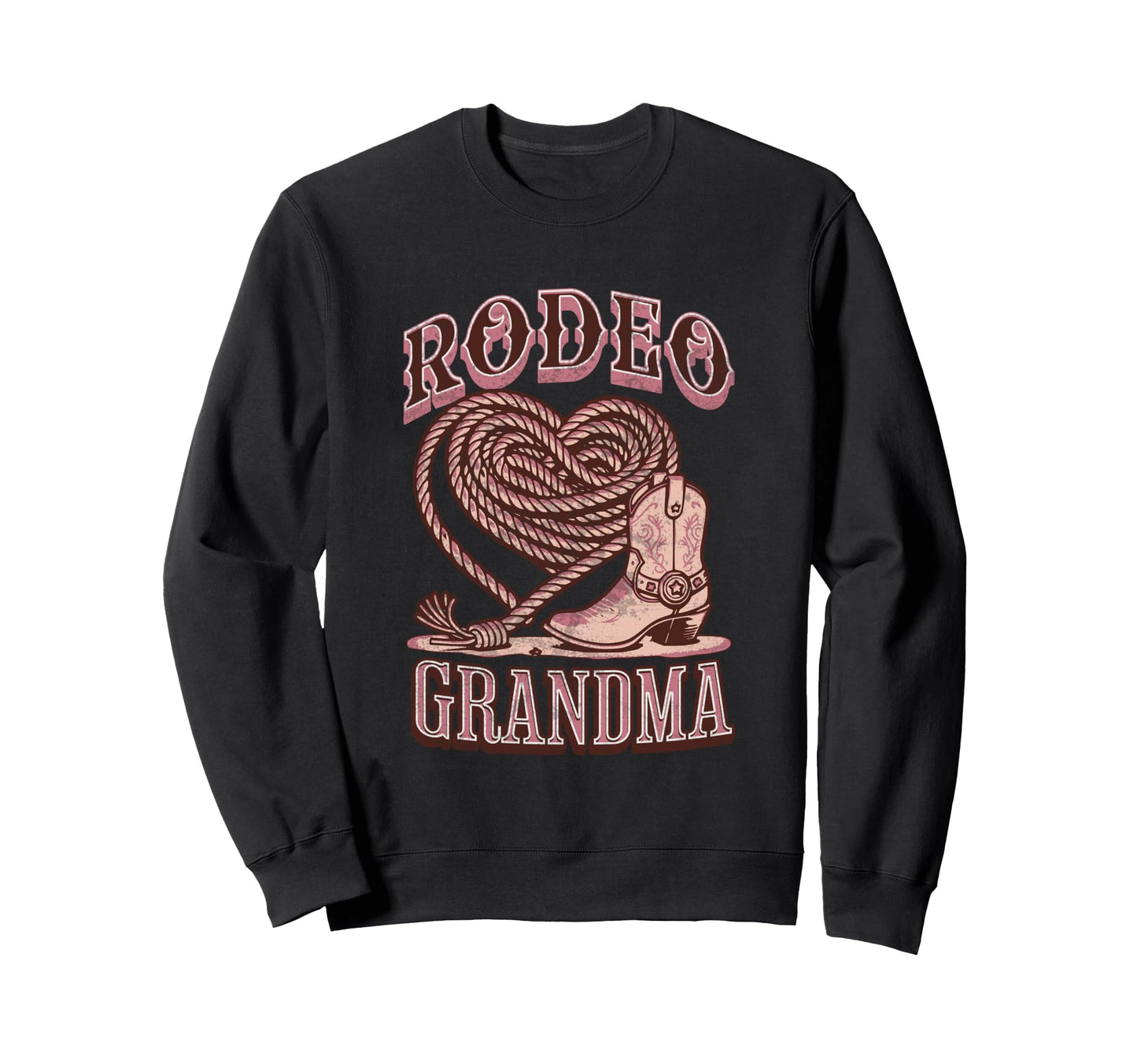 Rodeo Grandma Western Country Sweatshirt - Custom Art Print for Adults - T-Shirt, Sweatshirt, Hoodie