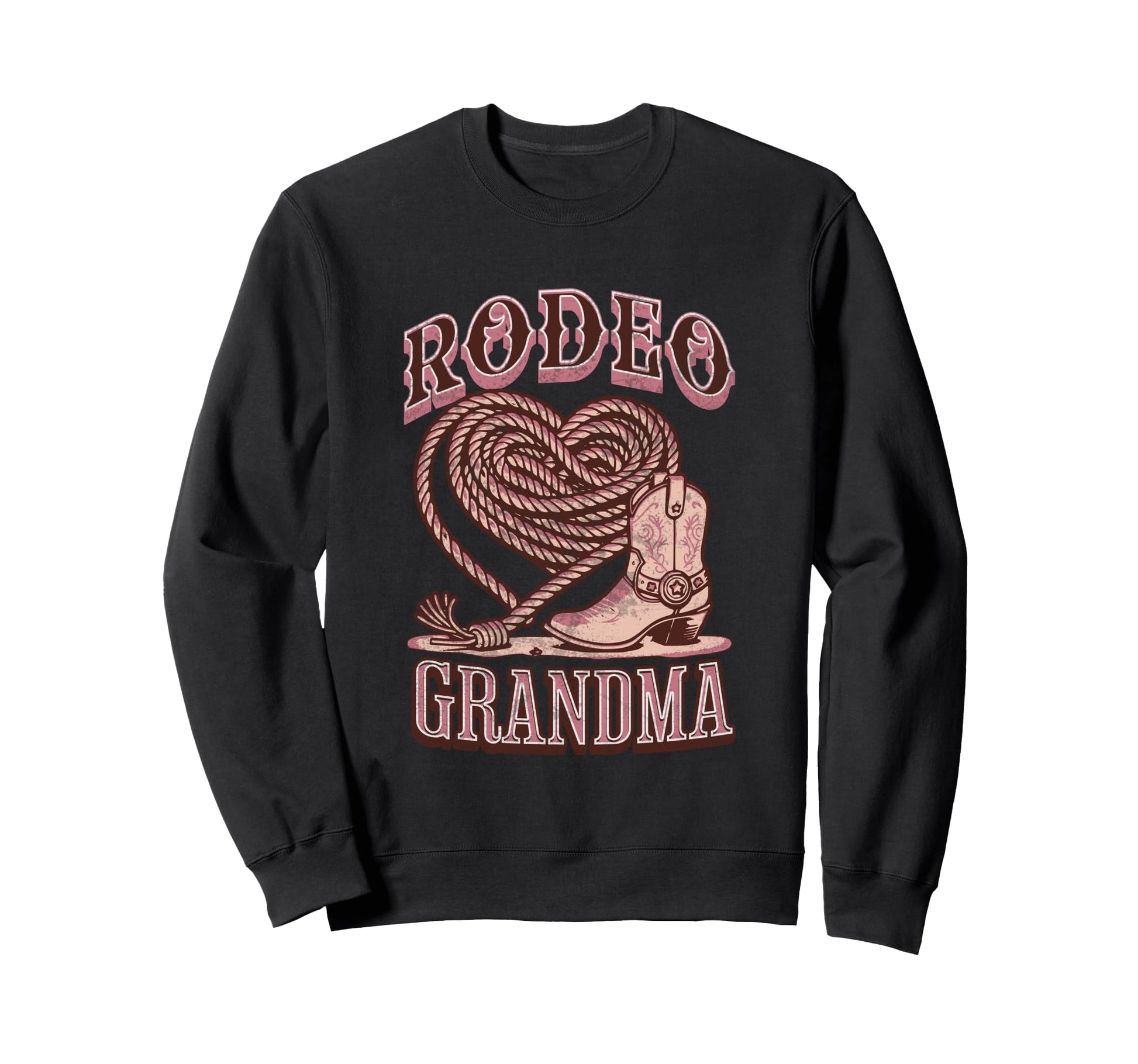 Rodeo Grandma Western Country Sweatshirt - Custom Art Print for Adults - T-Shirt, Sweatshirt, Hoodie
