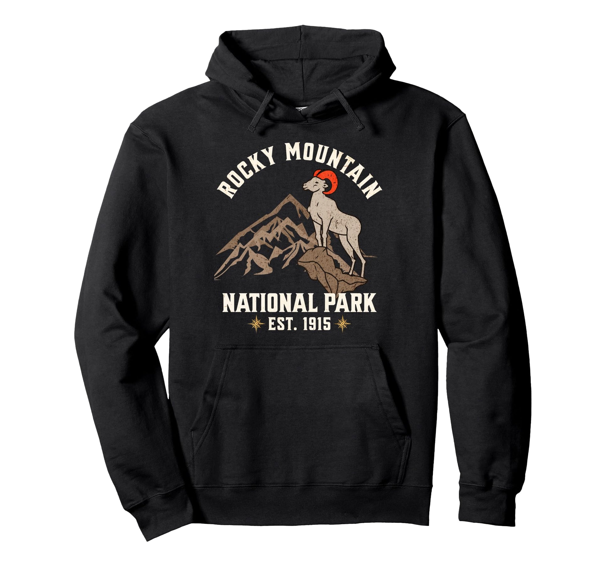 Rocky Mountain National Park Est 1915 Hoodie - Fun Novelty Design Men Women - T-Shirt, Sweatshirt, Hoodie