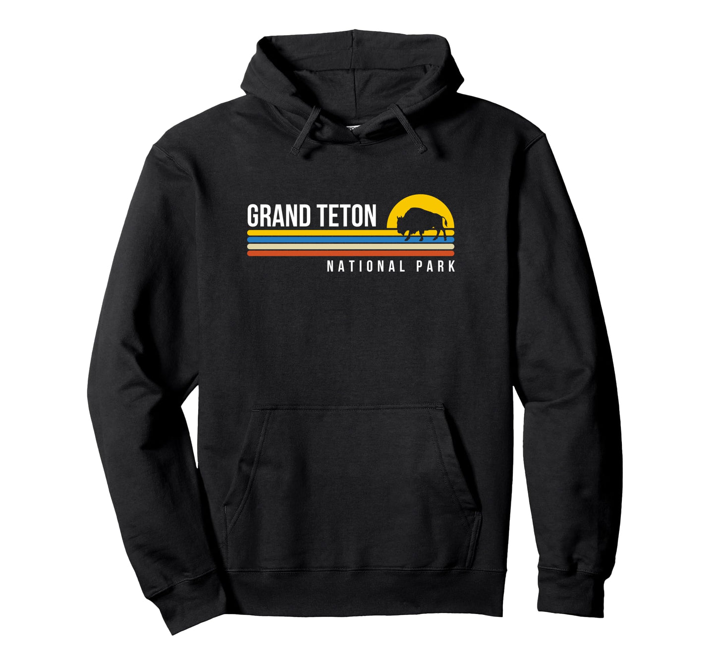 Grand Teton National Park Wyoming Hoodie - Minimalist Print Men Women - T-Shirt, Sweatshirt, Hoodie