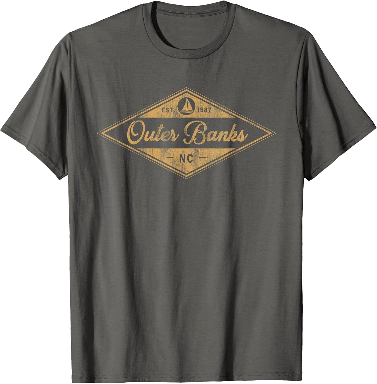 Outer Banks OBX Vintage Retro - Adult & Kids T-Shirts, Sweatshirts & Hoodies apparel design preview 1