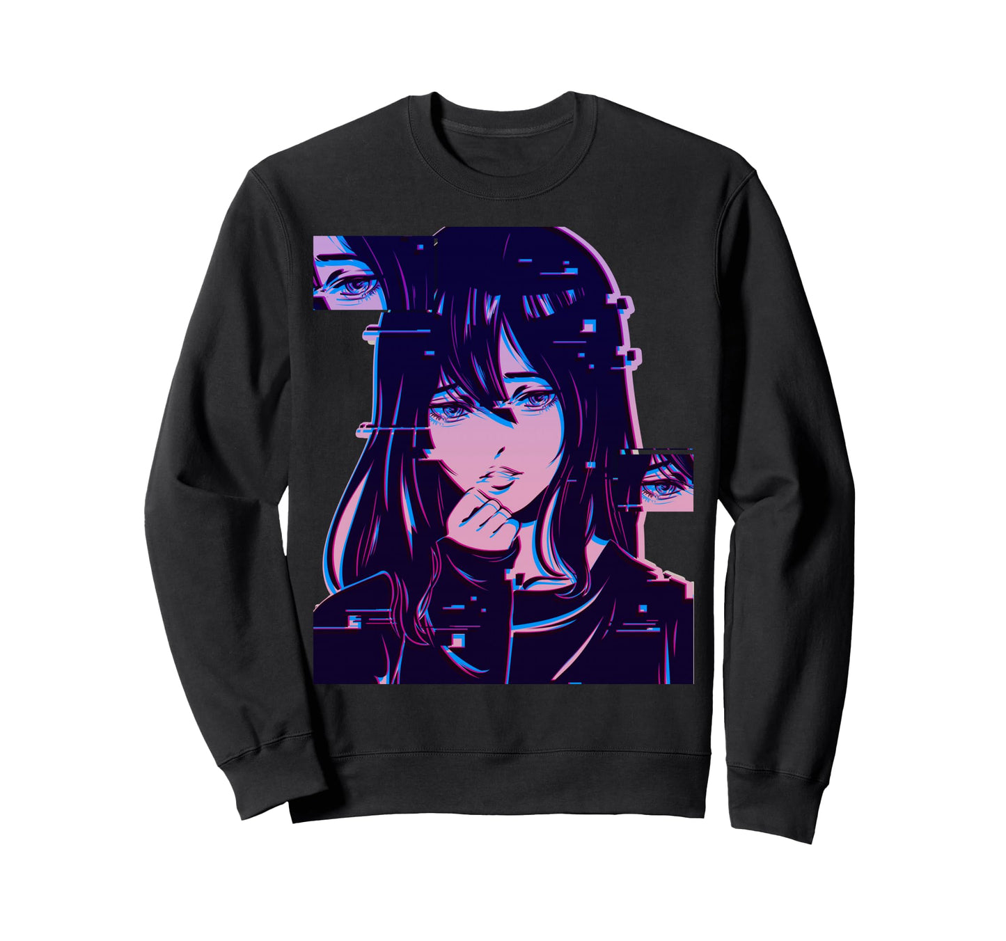 Anime Harajuku Vaporwave Aesthetic Sweatshirt - Trendy Graphic Men Women - T-Shirt, Sweatshirt, Hoodie
