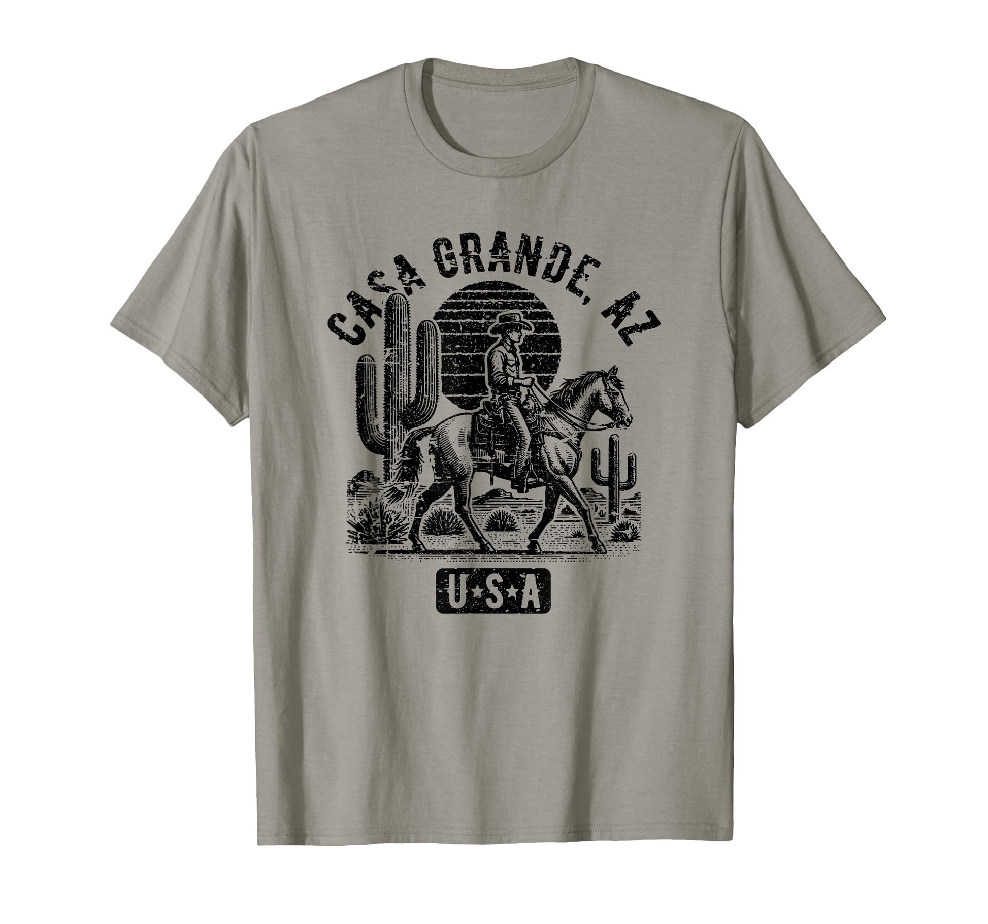 Casa Grande Arizona Usa Cowboy T-Shirt - Casual Everyday Wear for Adults - T-Shirt, Sweatshirt, Hoodie