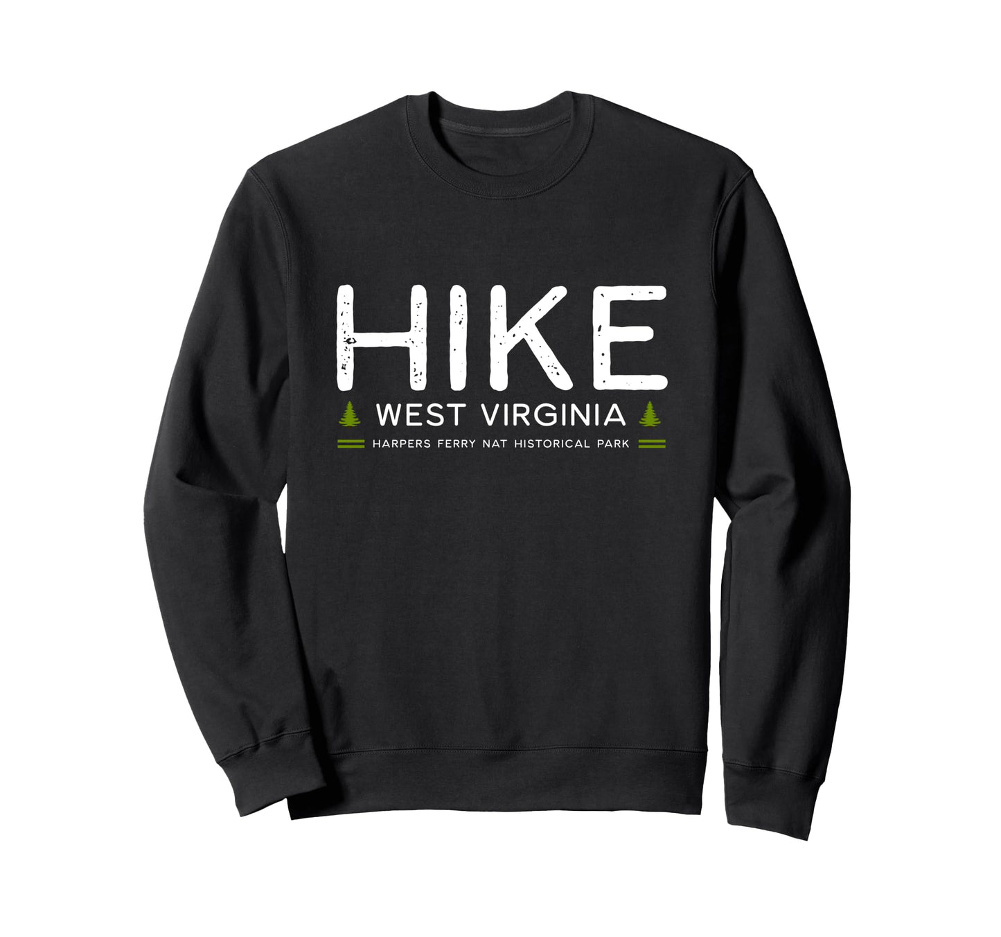 West Virginia Harpers Ferry Hike Sweatshirt - Aesthetic Graphic for Adults - T-Shirt, Sweatshirt, Hoodie