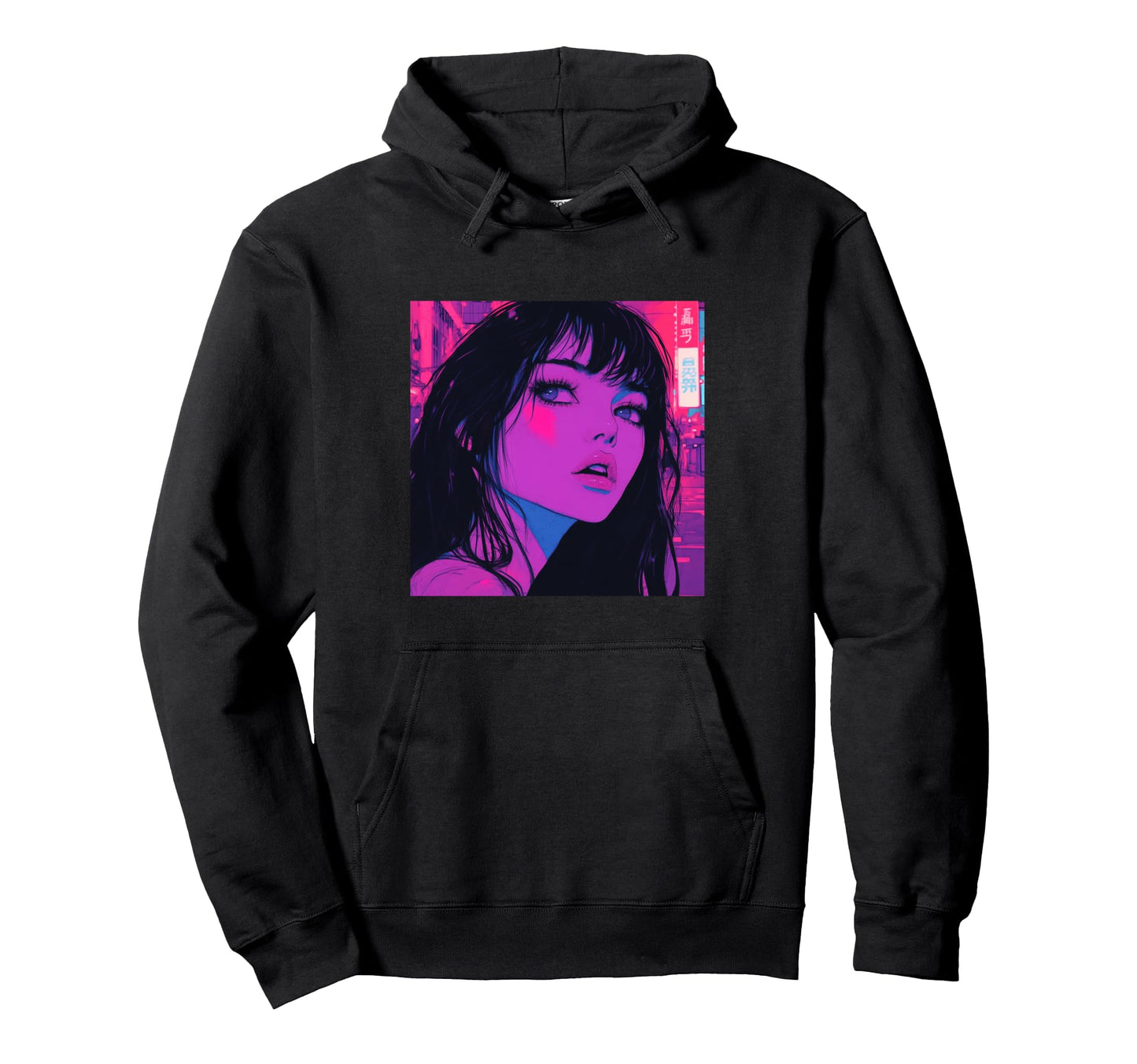 Aesthetic Japanese Anime Vaporwave Hoodie - Aesthetic Graphic Unisex - T-Shirt, Sweatshirt, Hoodie