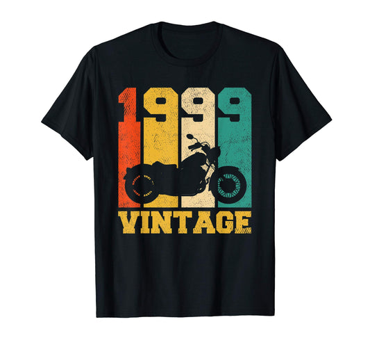 22 Years Old Gifts 1999 Motorcycle 22Th T-Shirt - Trendy Graphic Men Women - T-Shirt, Sweatshirt, Hoodie