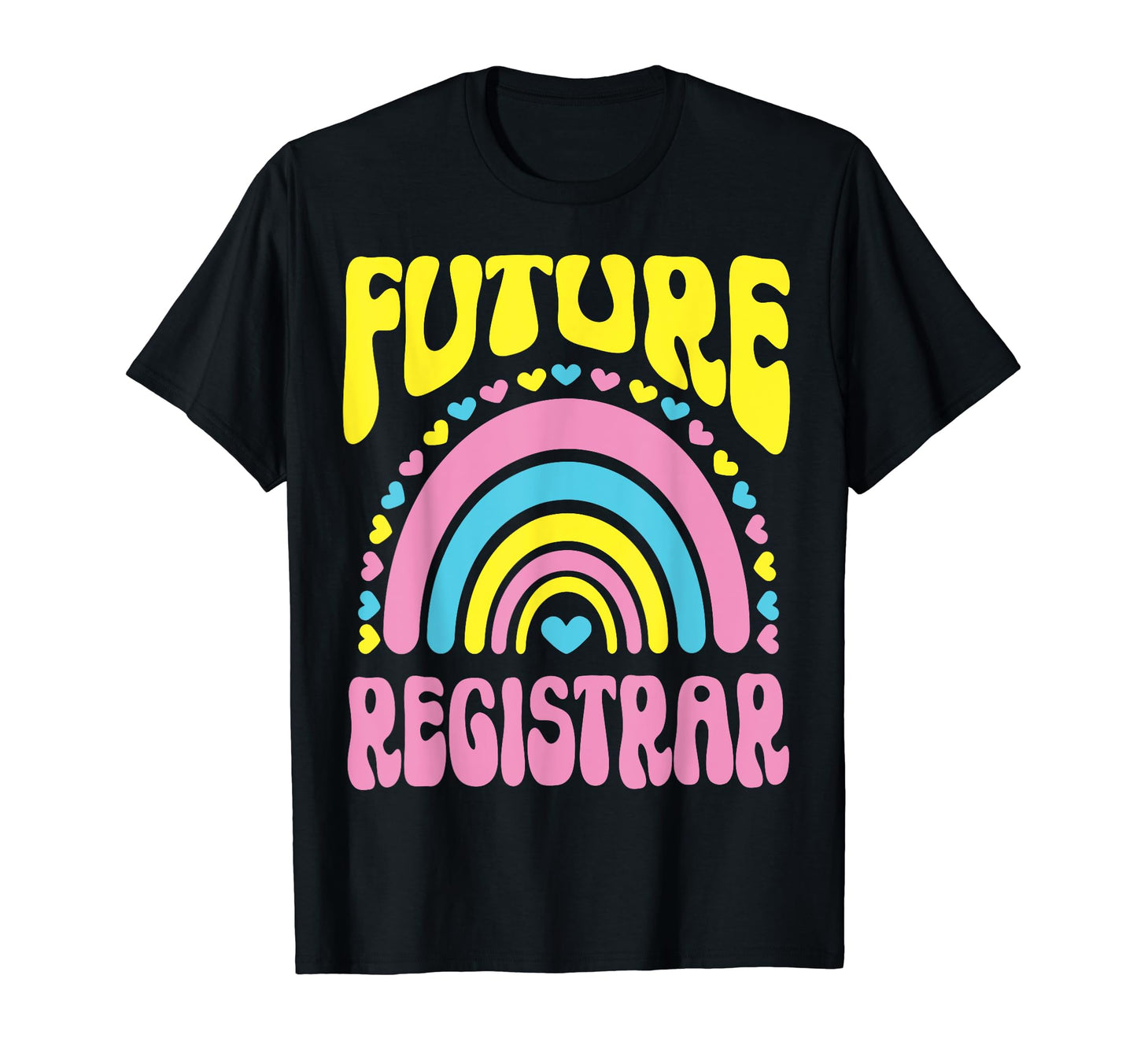 Future Registrar Bright Rainbow T-Shirt - Custom Art Print Men Women - T-Shirt, Sweatshirt, Hoodie