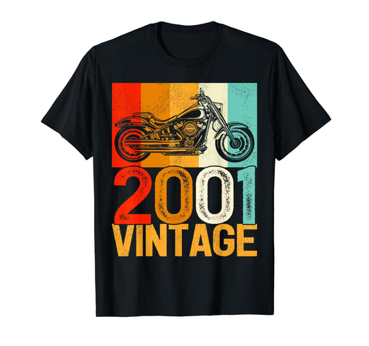 21 Years Old Motorcycle 2001 21Th T-Shirt - Casual Everyday Wear Unisex - T-Shirt, Sweatshirt, Hoodie