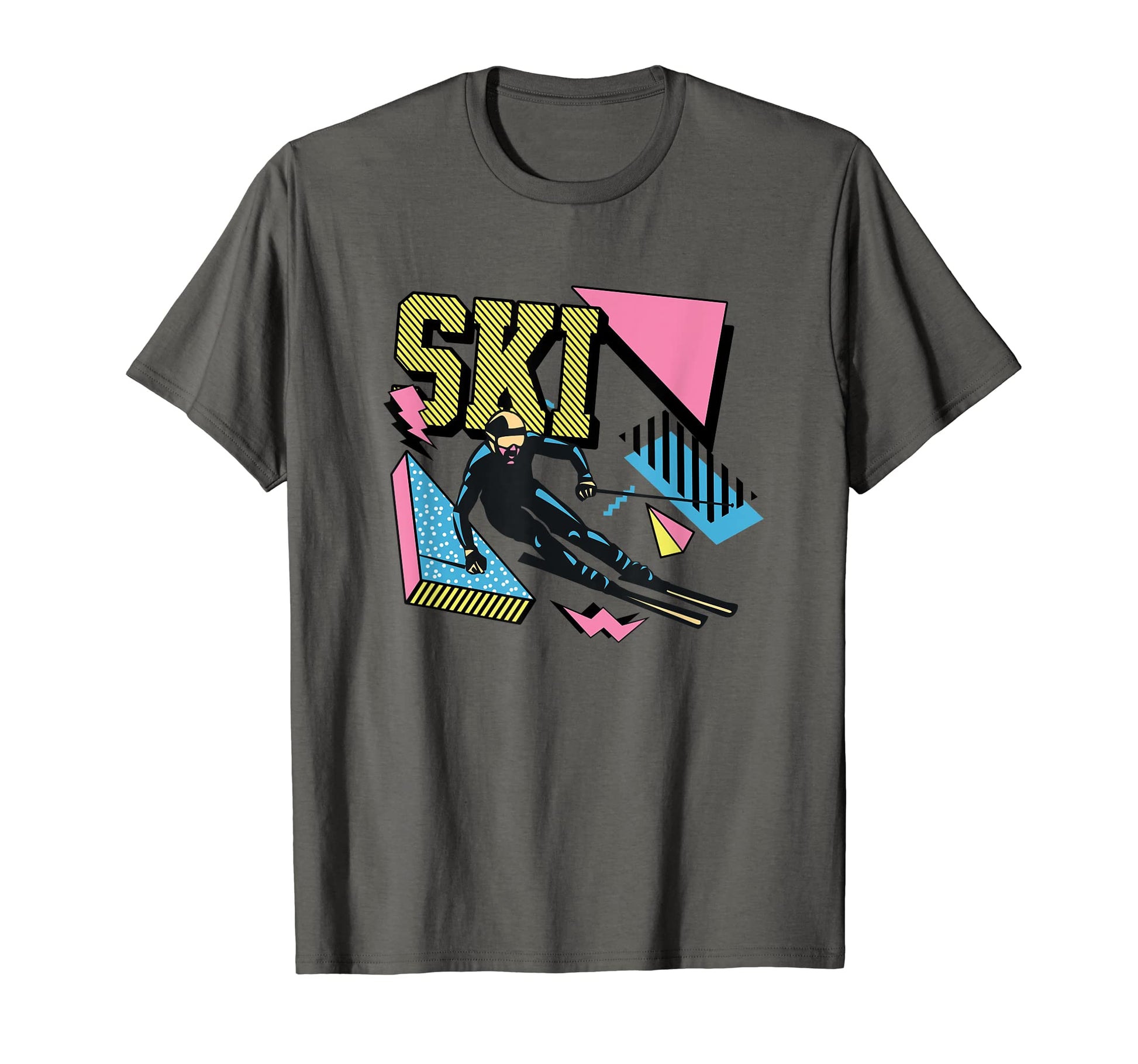 90S Ski Slopes Grunge Skier Skiing T-Shirt - Novelty Apparel Men Women - T-Shirt, Sweatshirt, Hoodie