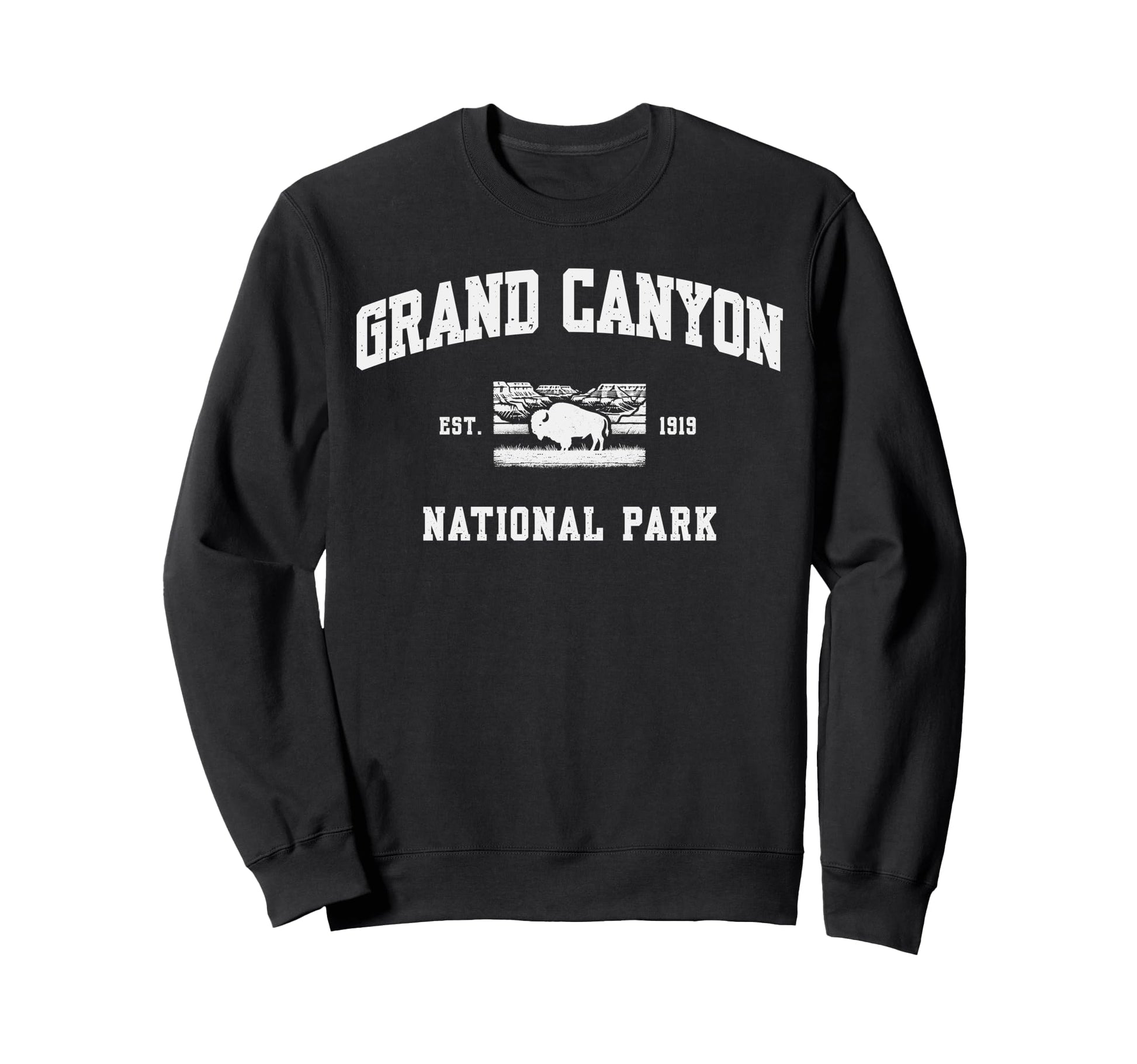Grand Canyon National Park Sports Text Sweatshirt - Graphic Print Unisex - T-Shirt, Sweatshirt, Hoodie