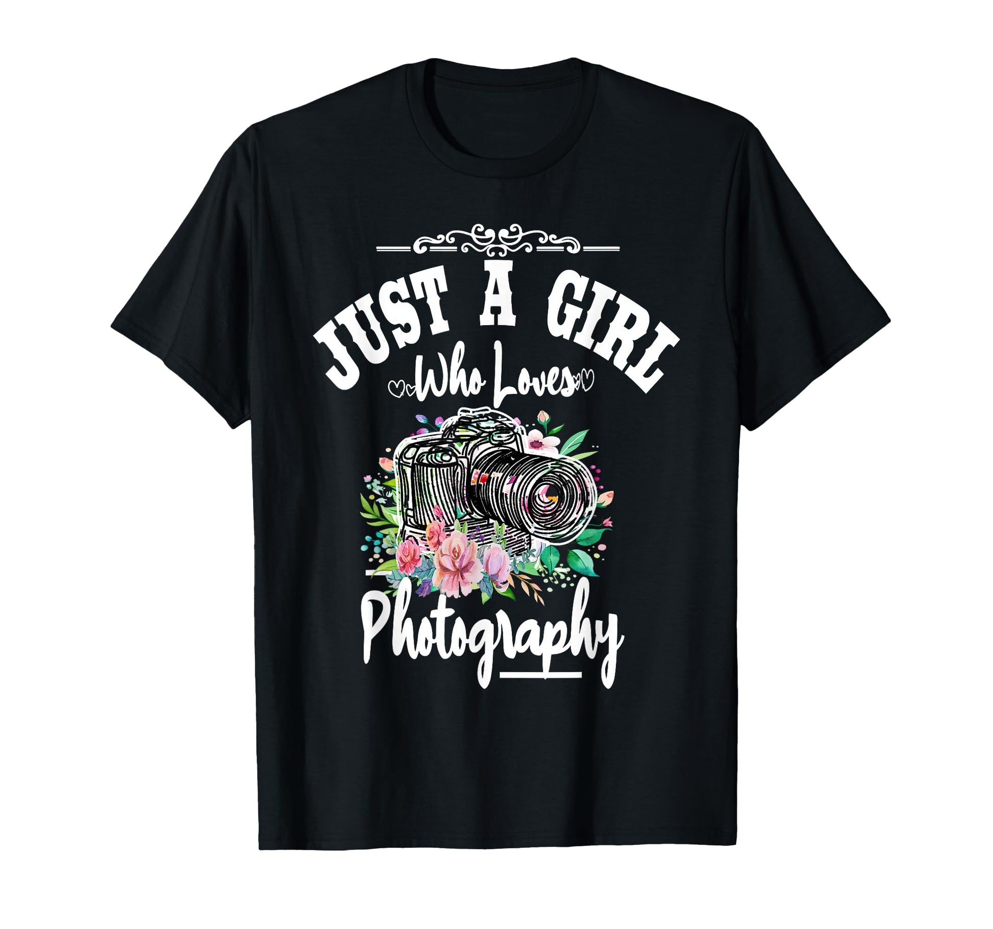 Womens Just Who Loves Photography T-Shirt - Unique Graphic Men Women - T-Shirt, Sweatshirt, Hoodie