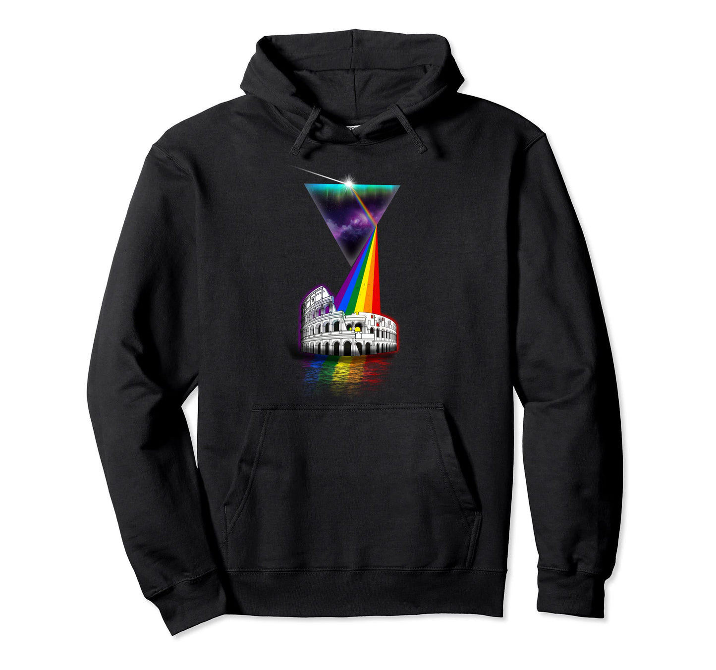 Prism Colosseum Hoodie - Casual Everyday Wear Unisex - T-Shirt, Sweatshirt, Hoodie