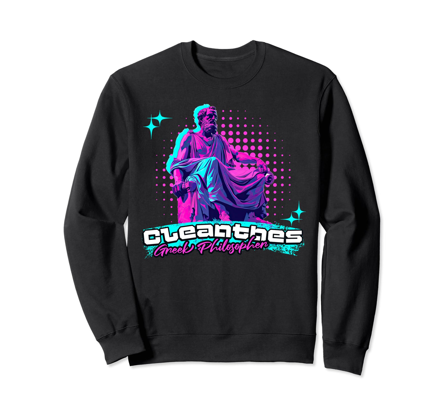 Chrysippus Stoicism Vaporwave Sweatshirt - Minimalist Print for Adults - T-Shirt, Sweatshirt, Hoodie