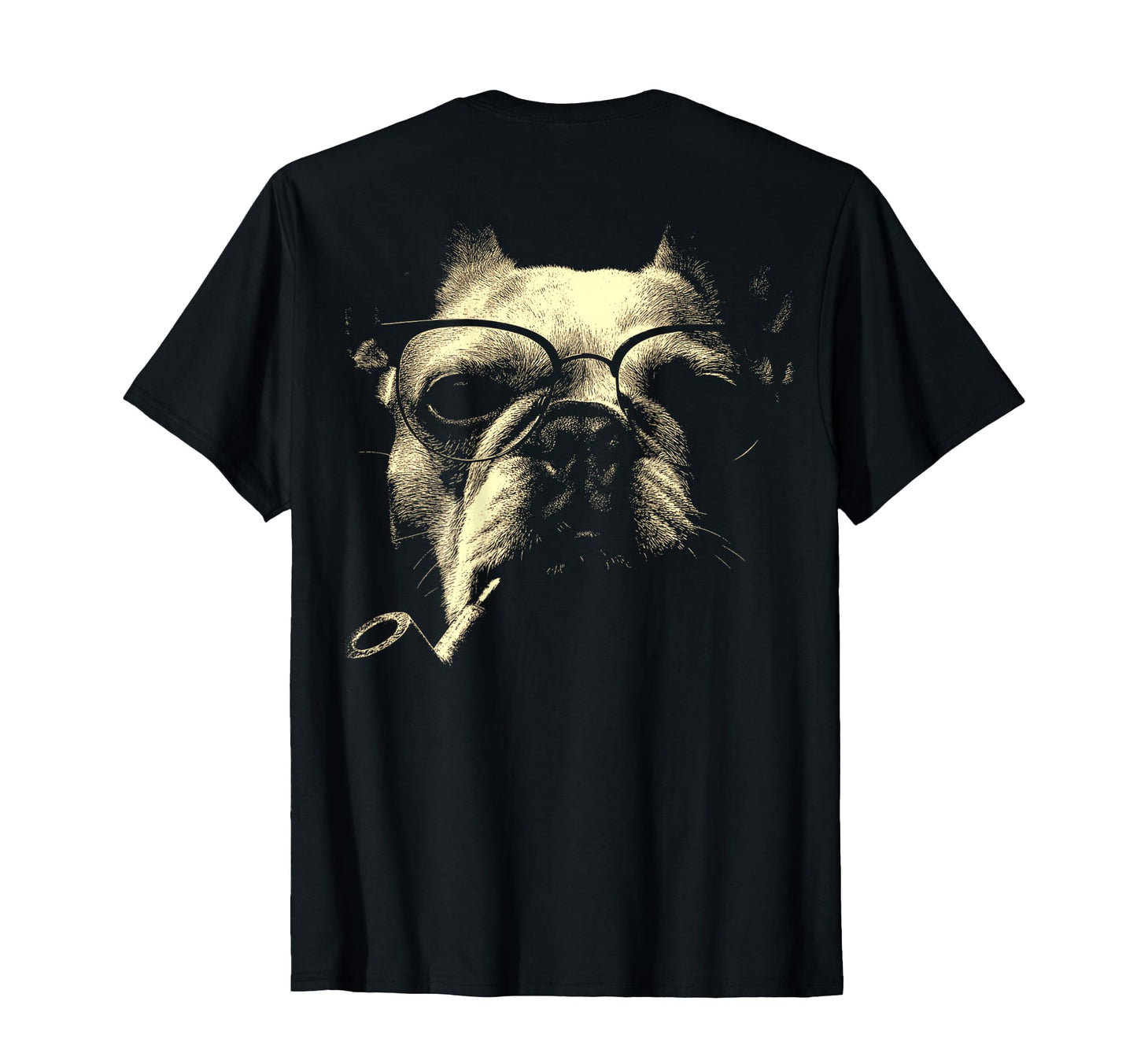 French Bulldog Glasses Smoking Pipe Meme T-Shirt - Streetwear Style Unisex - T-Shirt, Sweatshirt, Hoodie