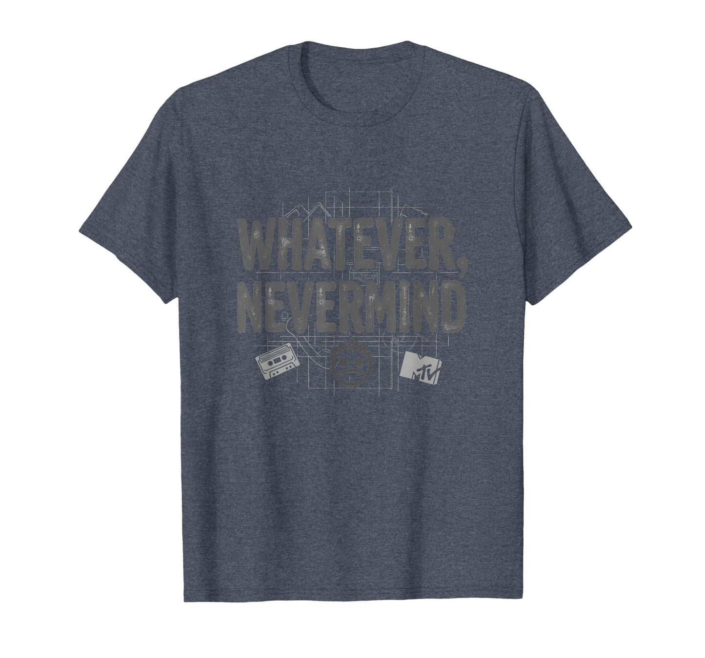 Whatever Nevermind Gen X Nostalgic T-Shirt - Fun Novelty Design Men Women - T-Shirt, Sweatshirt, Hoodie