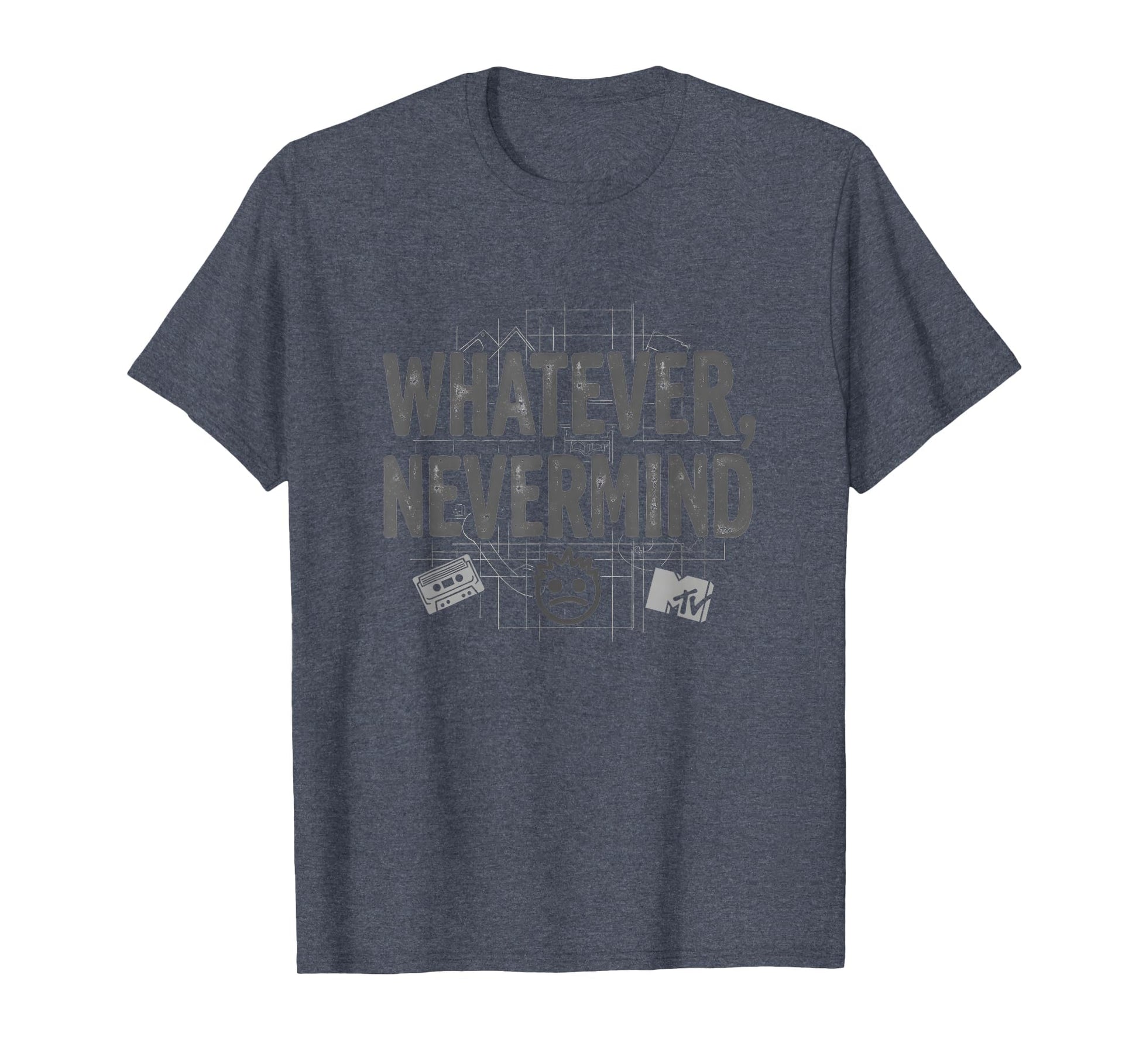 Whatever Nevermind Gen X Nostalgic T-Shirt - Fun Novelty Design Men Women - T-Shirt, Sweatshirt, Hoodie