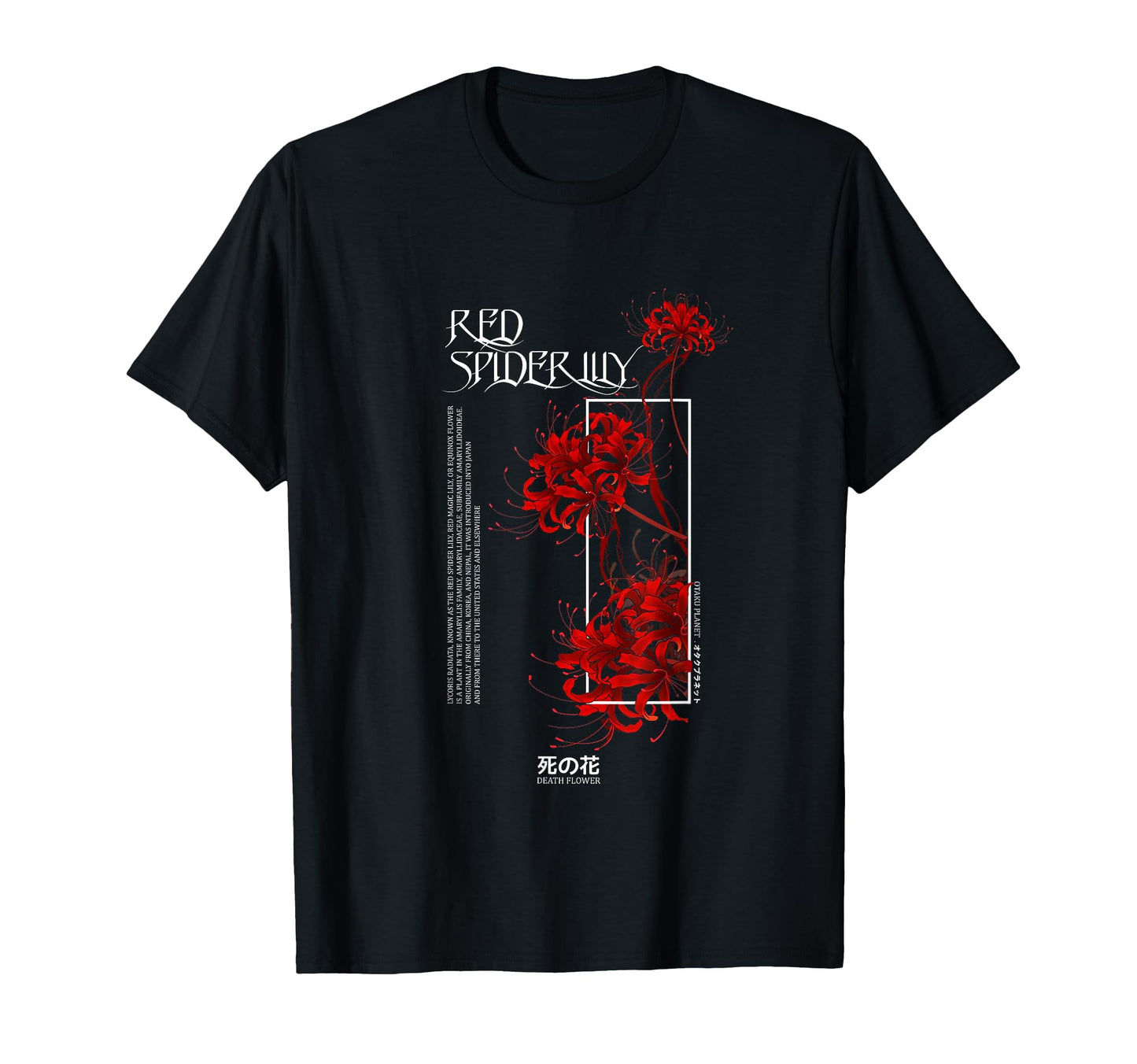 Japanese Red Spider Lily Soft T-Shirt - Casual Everyday Wear for Adults - T-Shirt, Sweatshirt, Hoodie