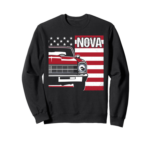 1966 1967 Nova Ss Old School Usa Sweatshirt - Streetwear Style Unisex - T-Shirt, Sweatshirt, Hoodie