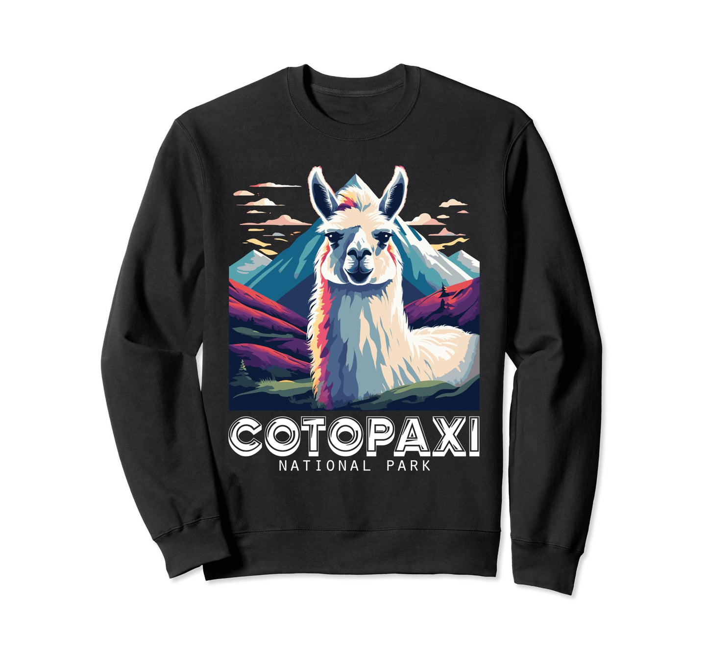 Cotopaxi National Park Ecuador Sweatshirt - Aesthetic Graphic for Adults - T-Shirt, Sweatshirt, Hoodie