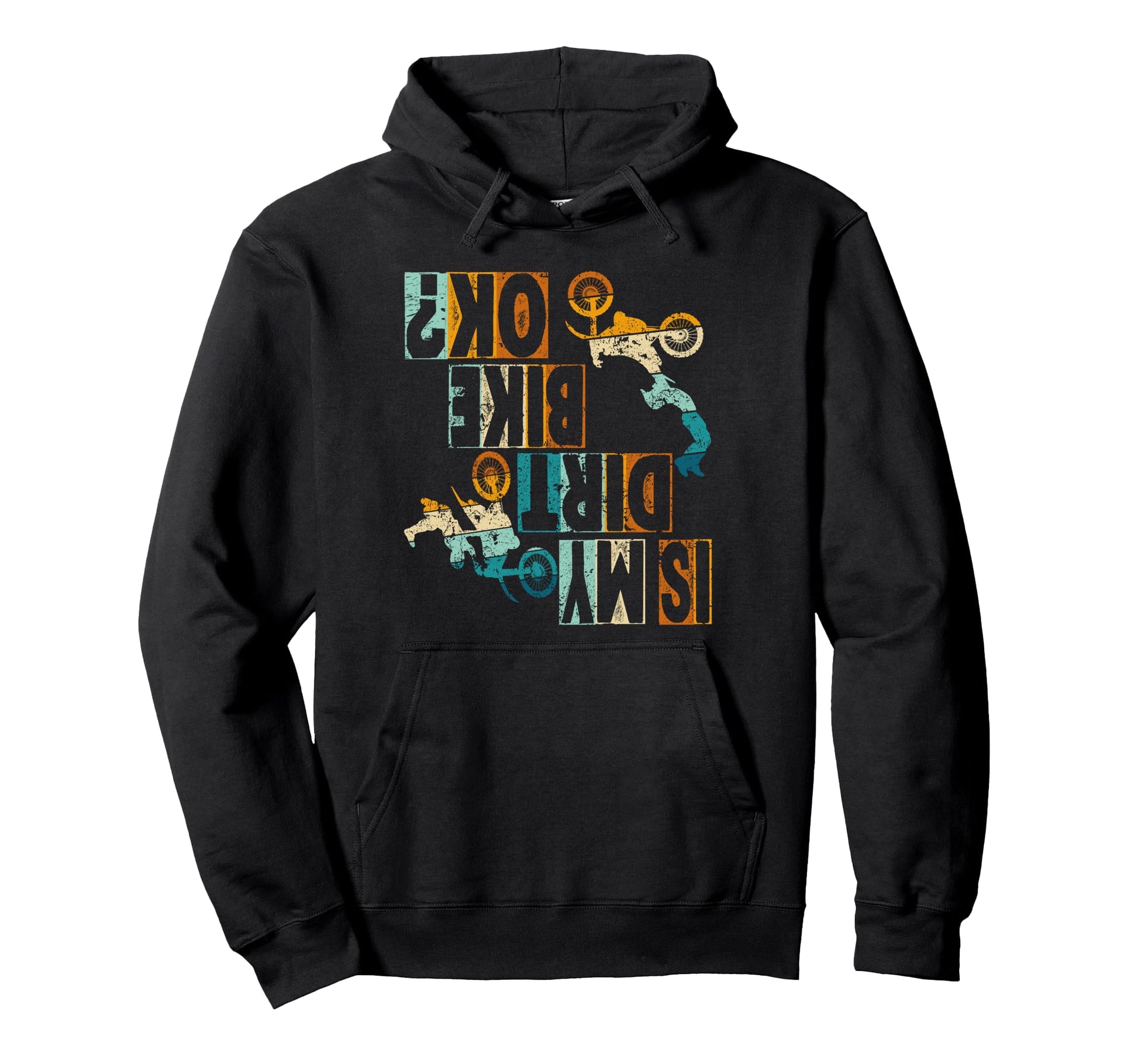 Upside Down Is My Dirt Bike Ok Hoodie - Aesthetic Graphic Unisex - T-Shirt, Sweatshirt, Hoodie