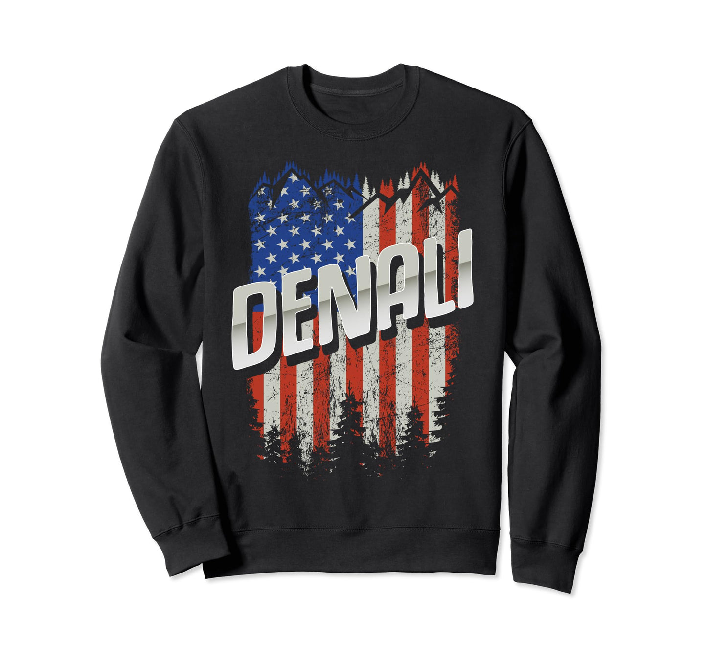 Denali National Park Us Denali Sweatshirt - Graphic Print for Adults - T-Shirt, Sweatshirt, Hoodie