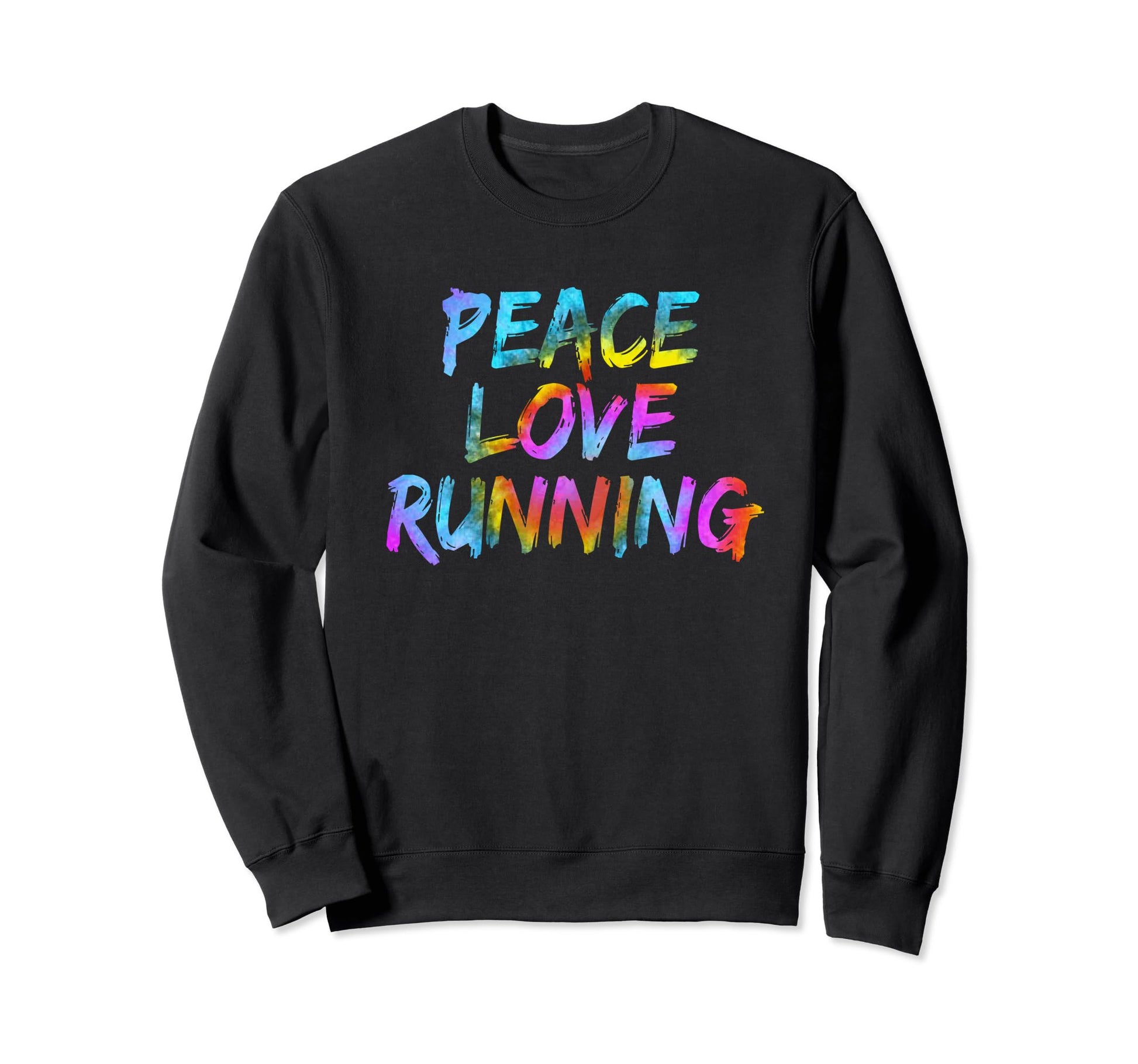 Peace Sign Running Outfit Peace Love Sweatshirt - Graphic Print for Adults - T-Shirt, Sweatshirt, Hoodie