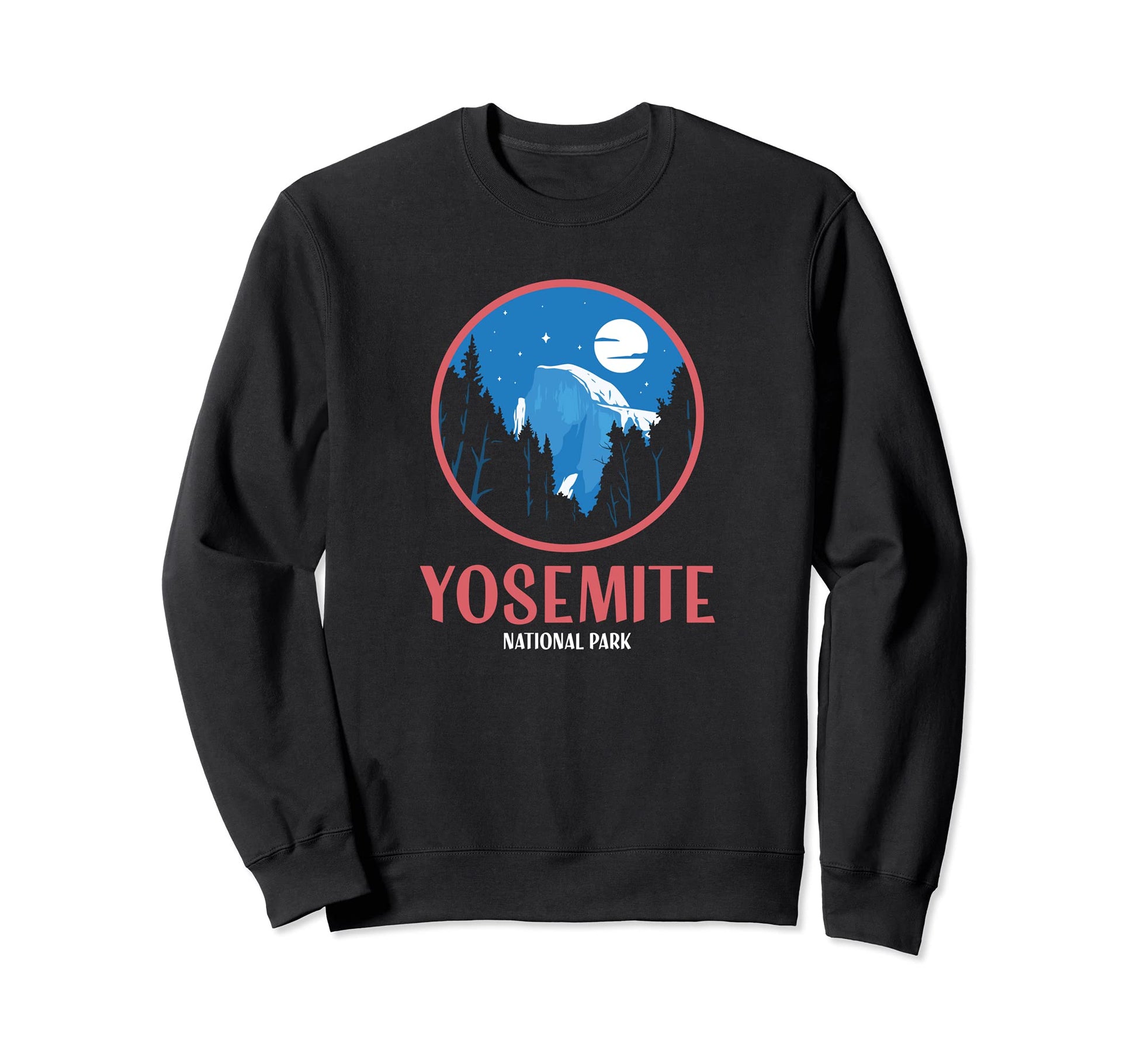 Half Dome Yosemite National Park Sweatshirt - Minimalist Print Men Women - T-Shirt, Sweatshirt, Hoodie