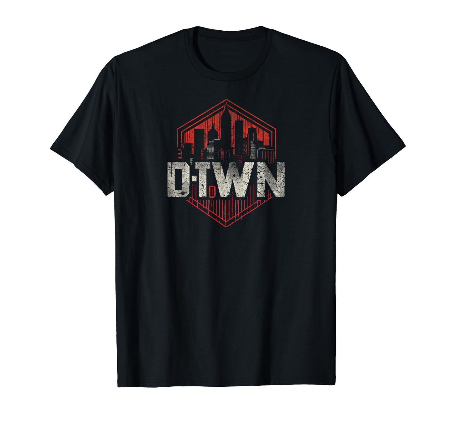 Dtown Grit 90S Grunge Urbandecay T-Shirt - Fun Novelty Design for Adults - T-Shirt, Sweatshirt, Hoodie