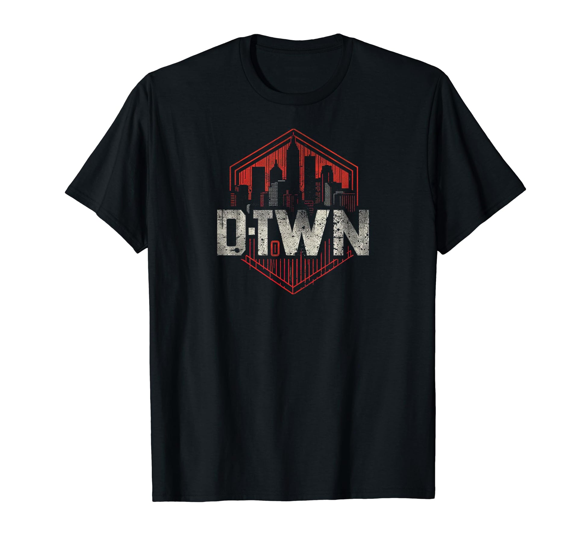 Dtown Grit 90S Grunge Urbandecay T-Shirt - Fun Novelty Design for Adults - T-Shirt, Sweatshirt, Hoodie