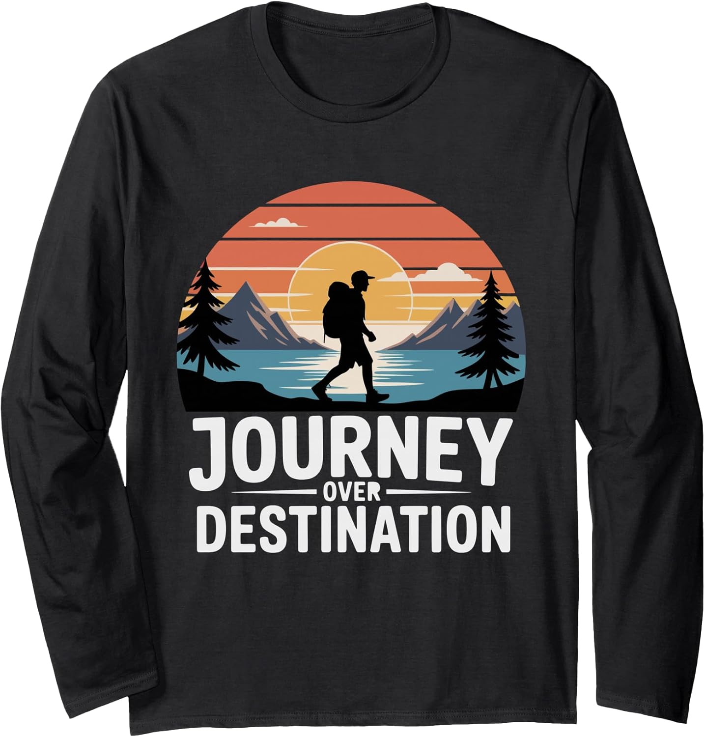 Outdoors Hiking Camping Merch - Adult & Kids T-Shirts, Sweatshirts & Hoodies apparel design preview 1