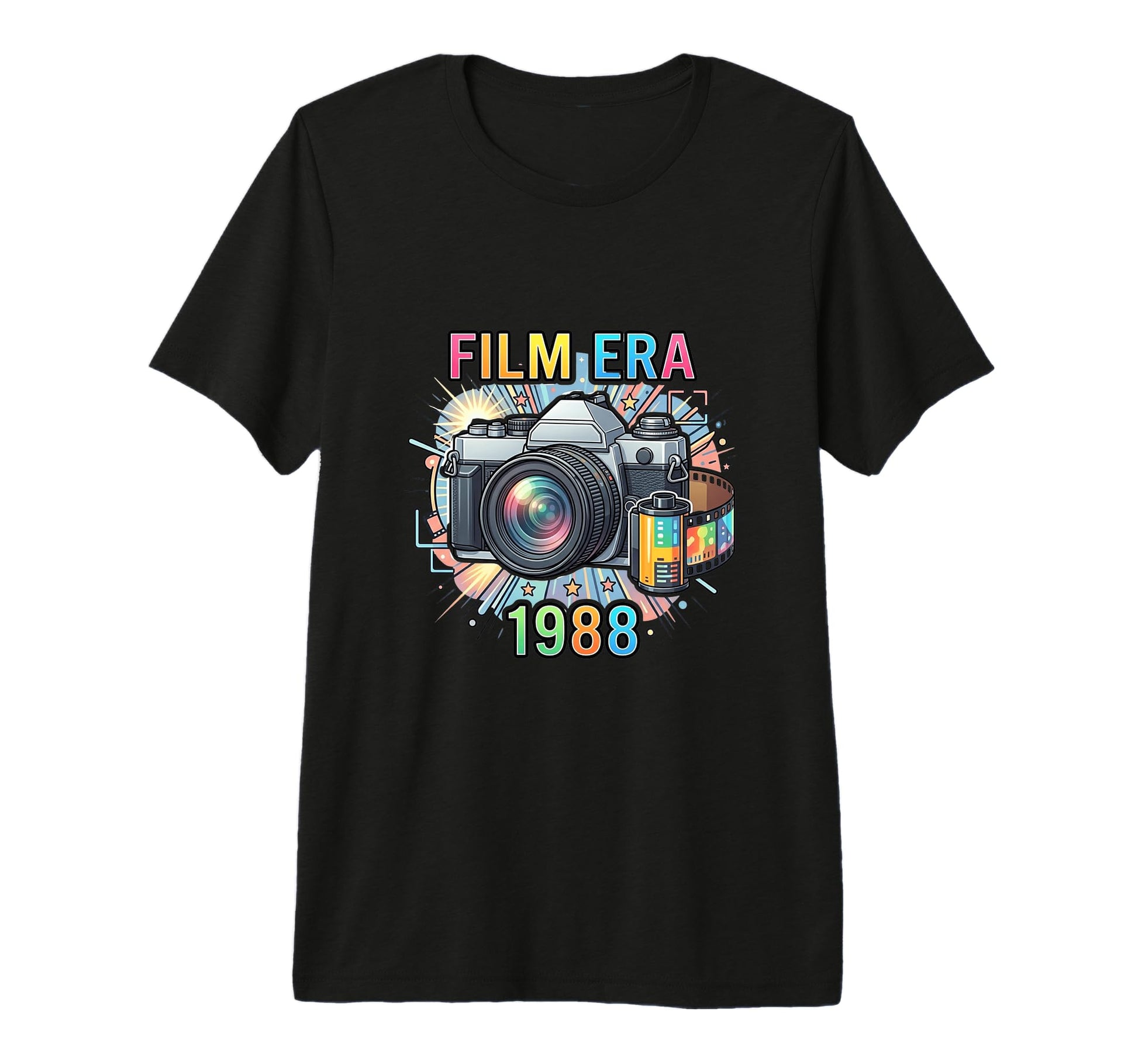 Film Photography Camera Enthusiast 1988 T-Shirt - Graphic Print Men Women - T-Shirt, Sweatshirt, Hoodie