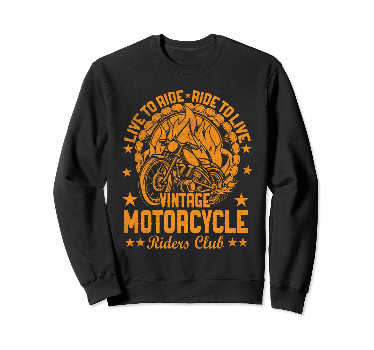 Motorcycle Club Enthusiast Sweatshirt - Fun Novelty Design Unisex - T-Shirt, Sweatshirt, Hoodie