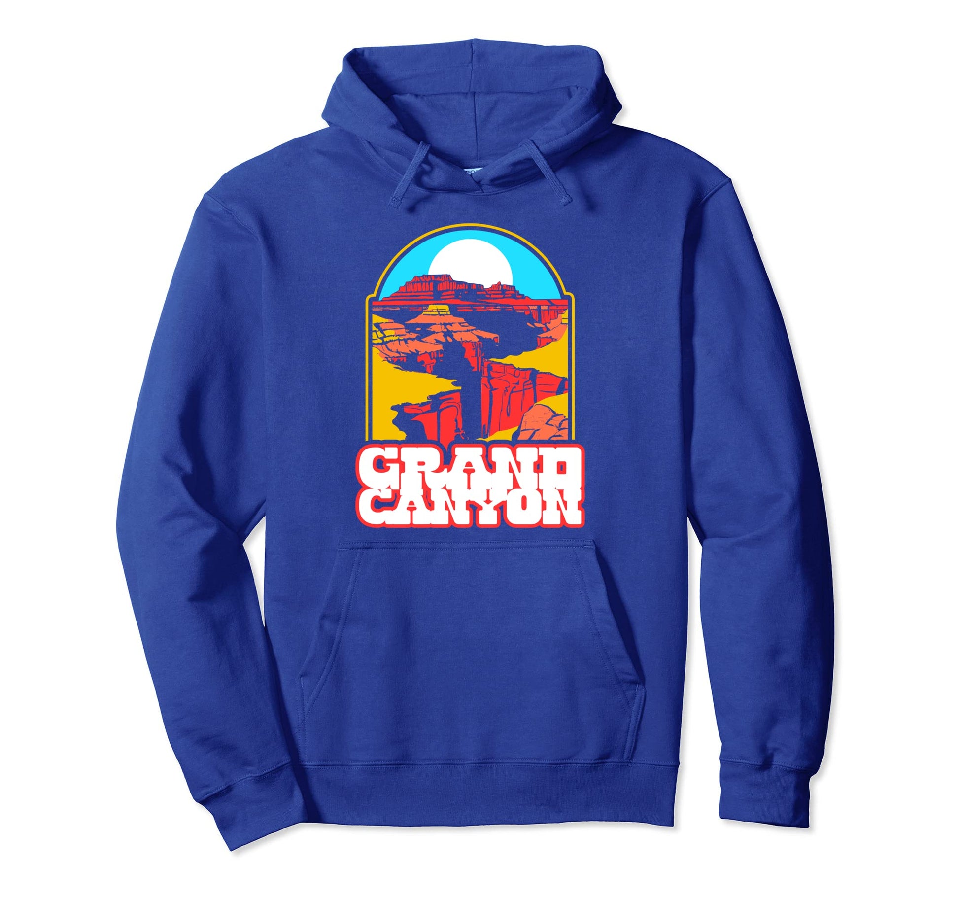 Grand Canyon National Park Eighties Hoodie - Unique Graphic Men Women - T-Shirt, Sweatshirt, Hoodie